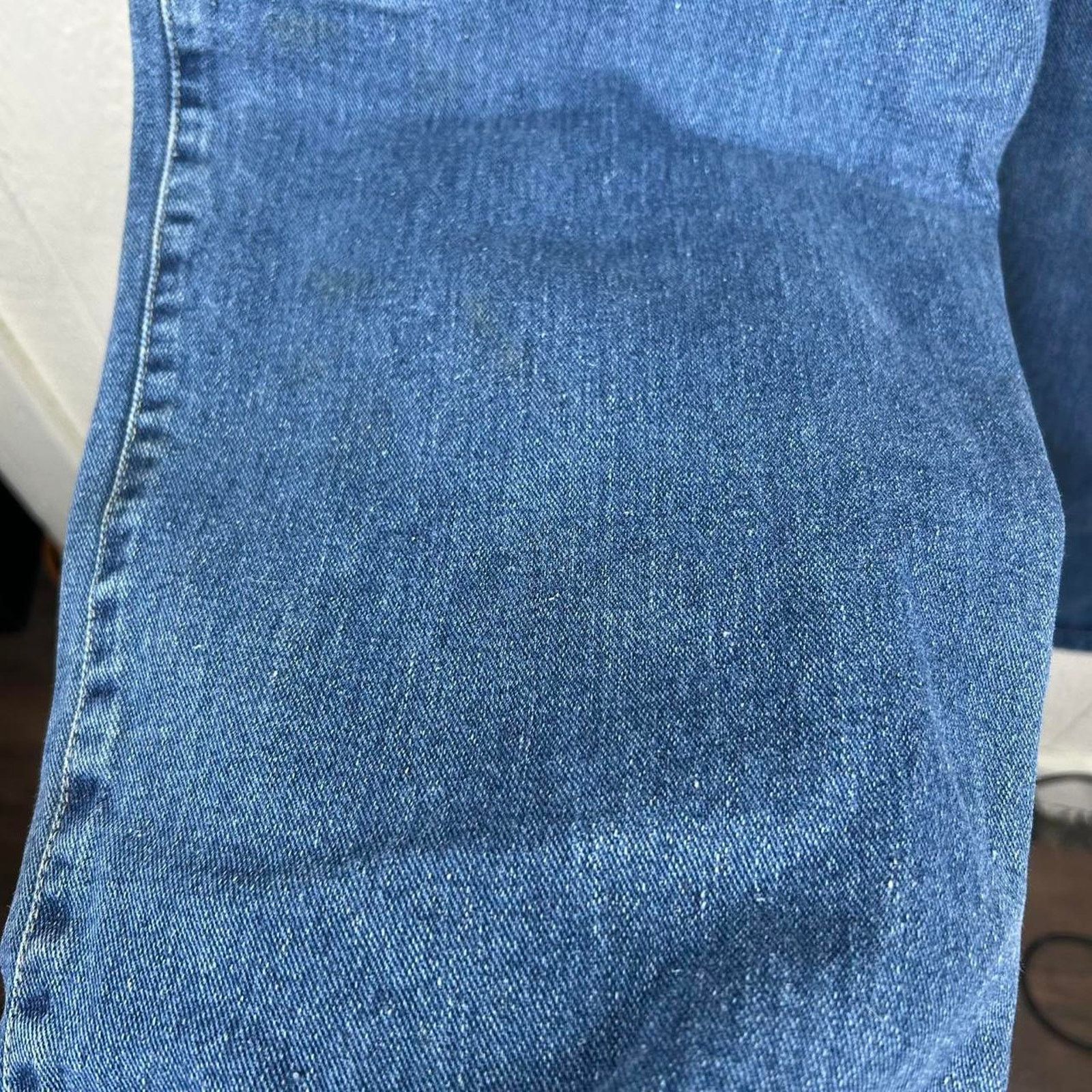 Other Vintage 90s Reliq Denim Heavy Weight Cargo Baggy Jeans 36x30 Size US 36 / EU 52 - 6 Thumbnail