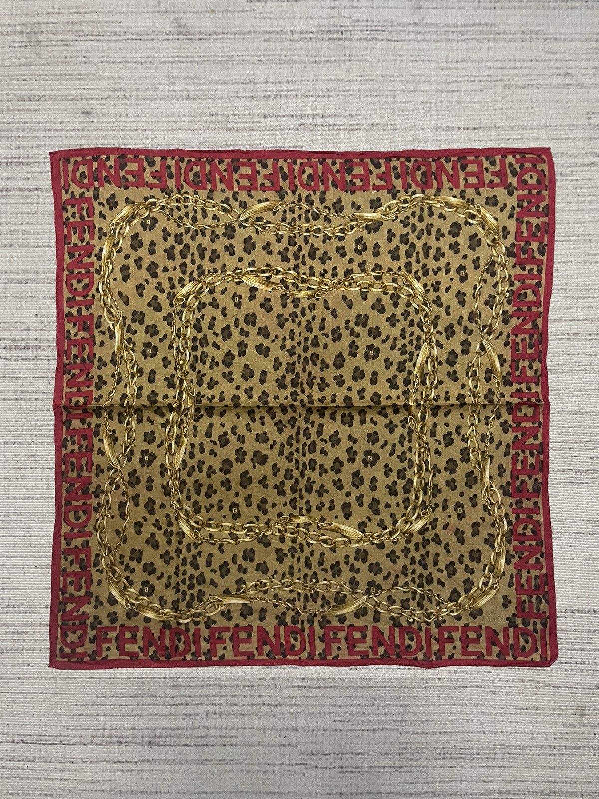 Fendi Vintage Fendi Handkerchief Bandana Size ONE SIZE - 1 Thumbnail