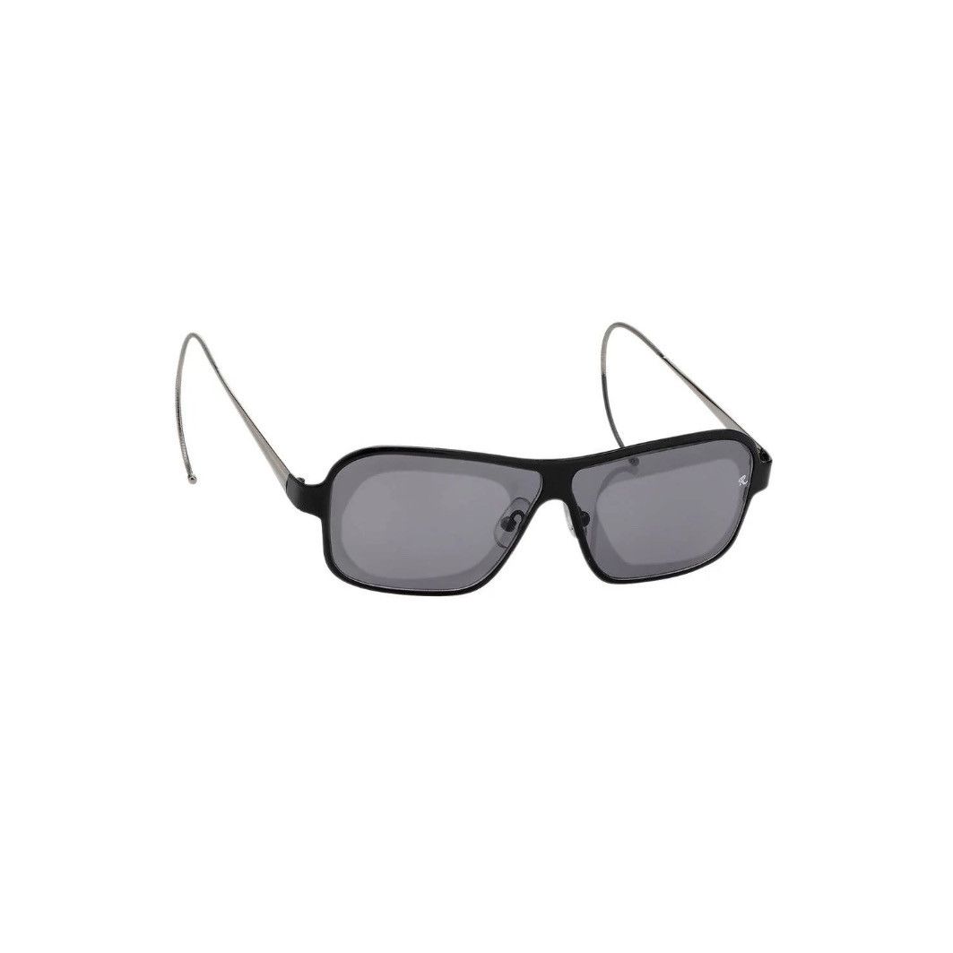 Raf Simons Raf Simons Sunglasses Rectangular Black Silver and Grey Size ONE SIZE - 2 Thumbnail