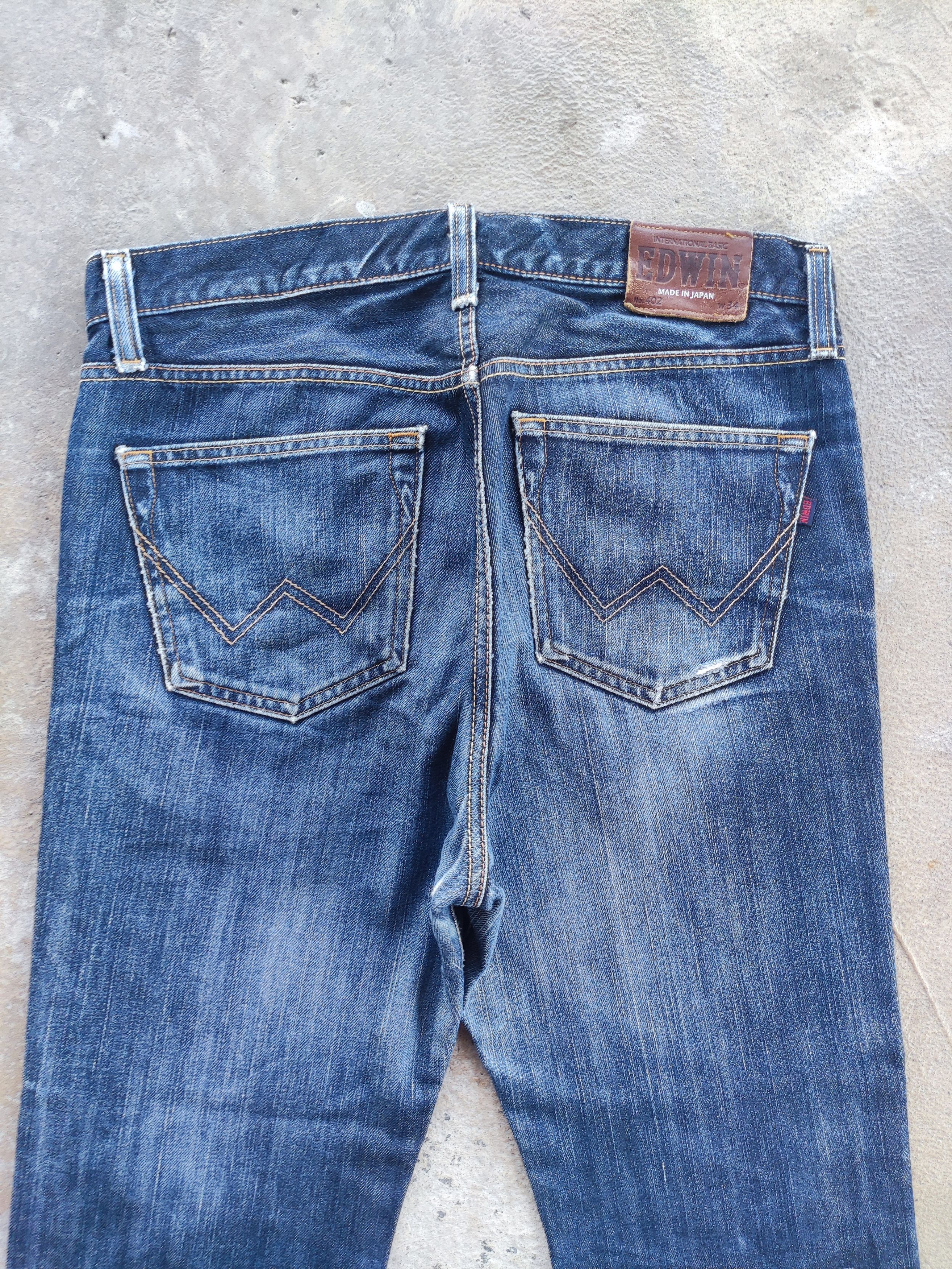 Edwin × Japanese Brand Vintage Edwin Jeans Japan Distressed Faded Denim Pants W34 Size US 34 / EU 50 - 10 Thumbnail