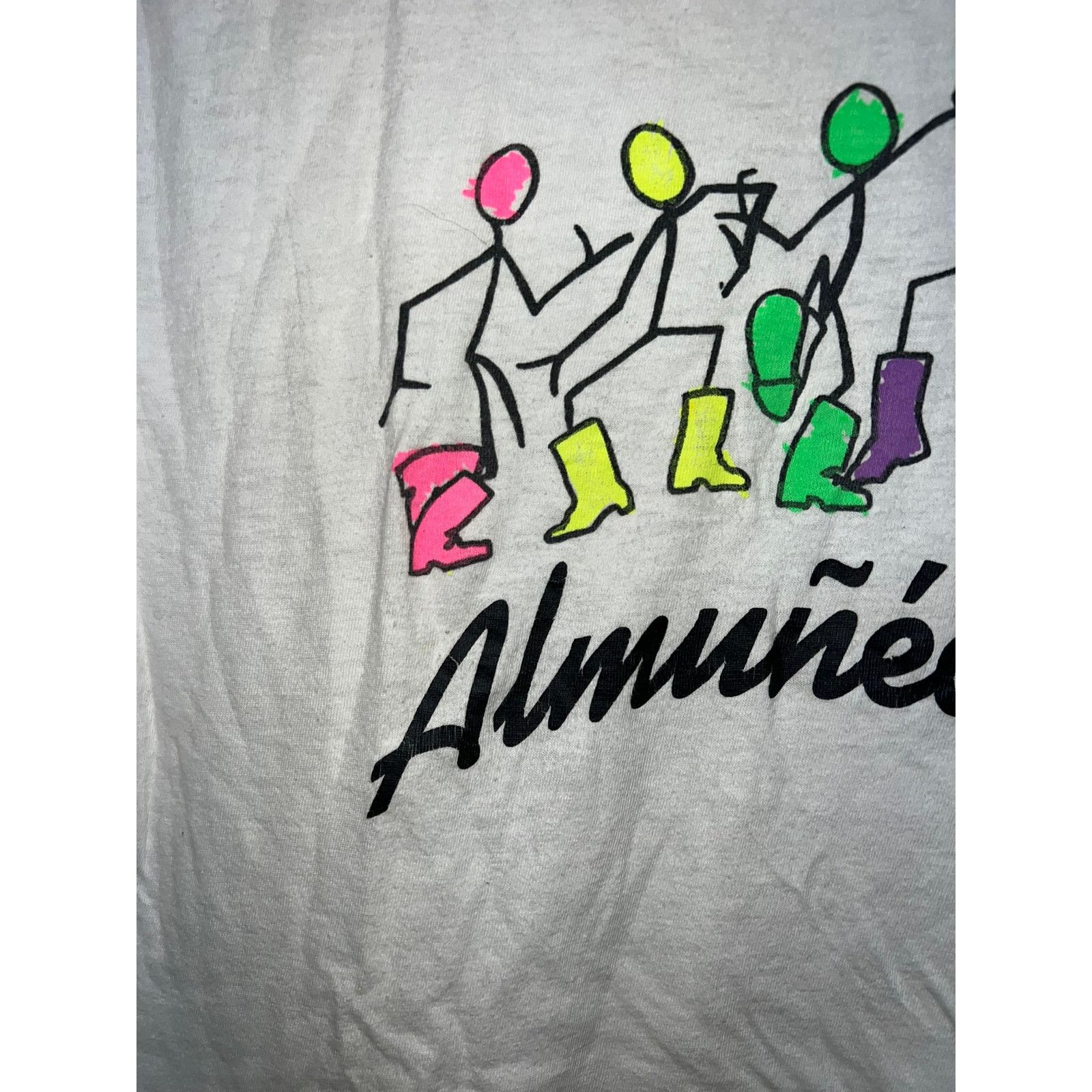 Vintage Vintage Womens Almunecar Shirt Crop Top Spain White Tee M Size M / US 6-8 / IT 42-44 - 3 Thumbnail