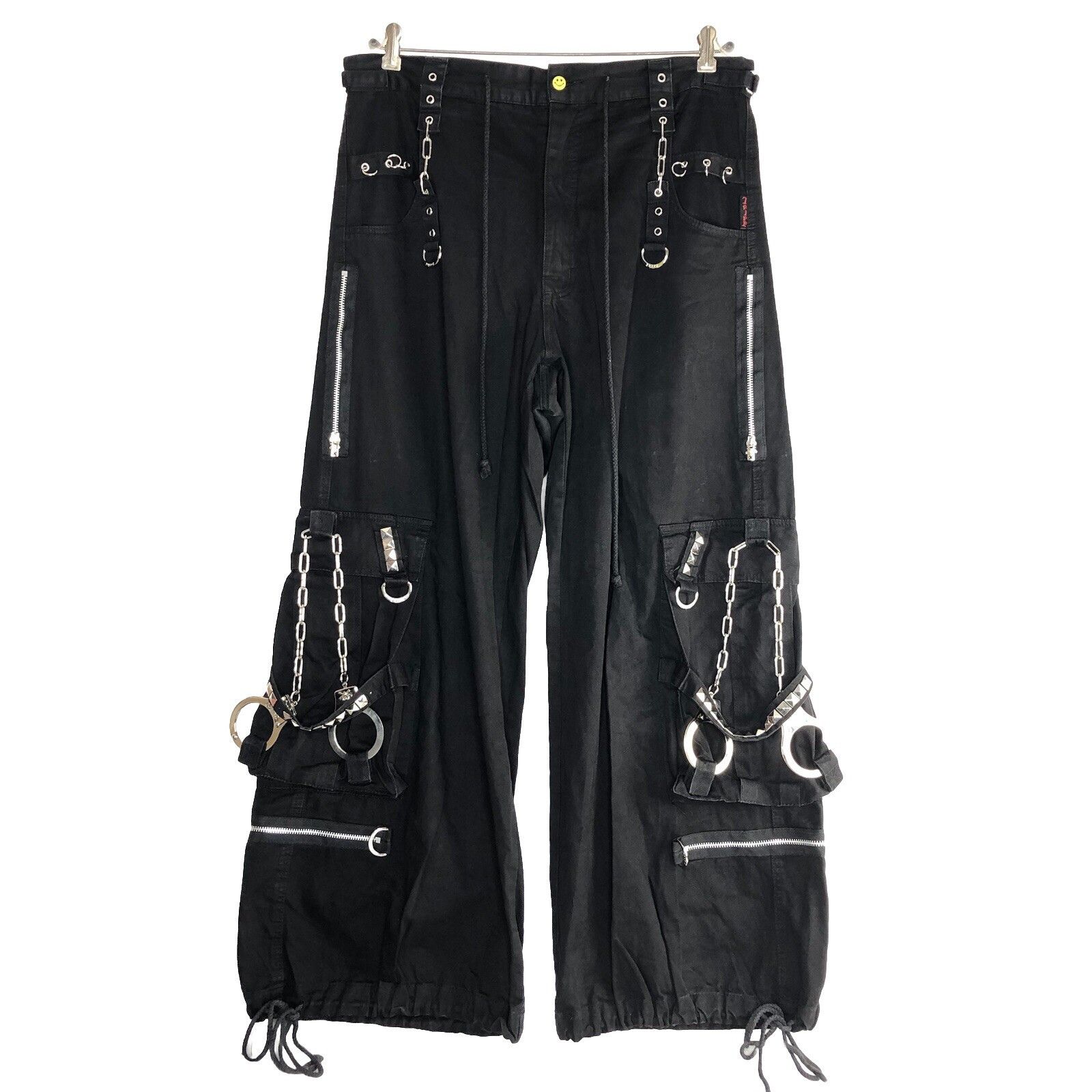 Tripp NYC Tripp NYC Y2K Baggy Bondage Black Pants L Goth Skate Grunge Size US 36 / EU 52 - 2 Thumbnail