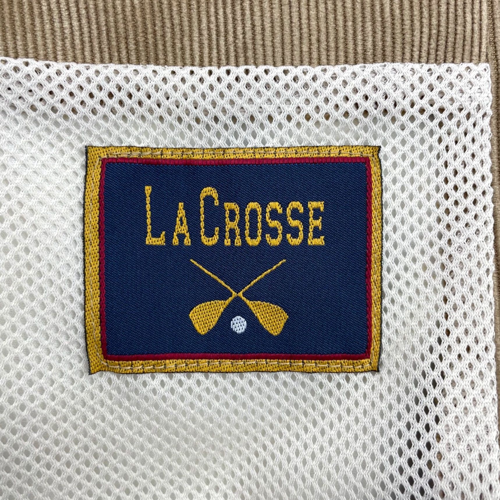 Vintage VINTAGE Thos P Dent x Lacrosse Men’s Corduroy Blazer Jacket Khaki/Tan 48R Three-Button Single-Vented Corduroy Blazer Mens Size 48R - 5 Thumbnail