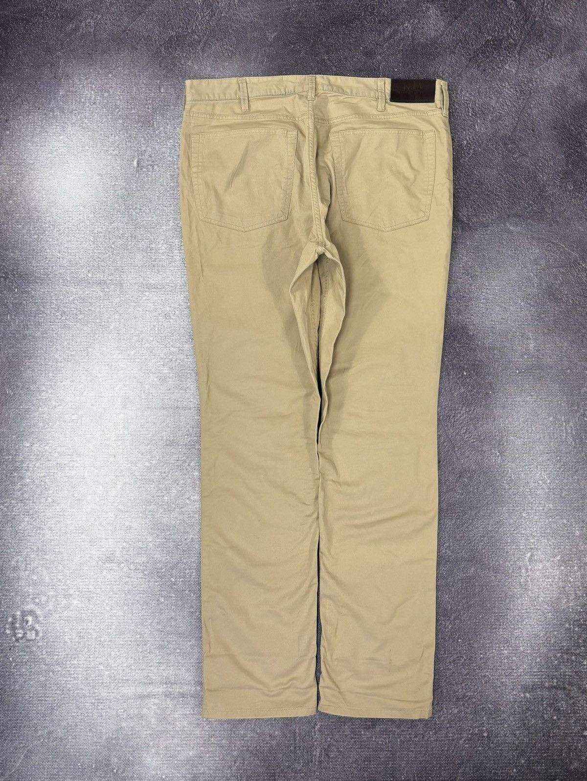 Polo Ralph Lauren Polo Ralph Lauren Men’s Beige Stretch Chino Pants Trousers Size US 36 / EU 52 - 2 Thumbnail