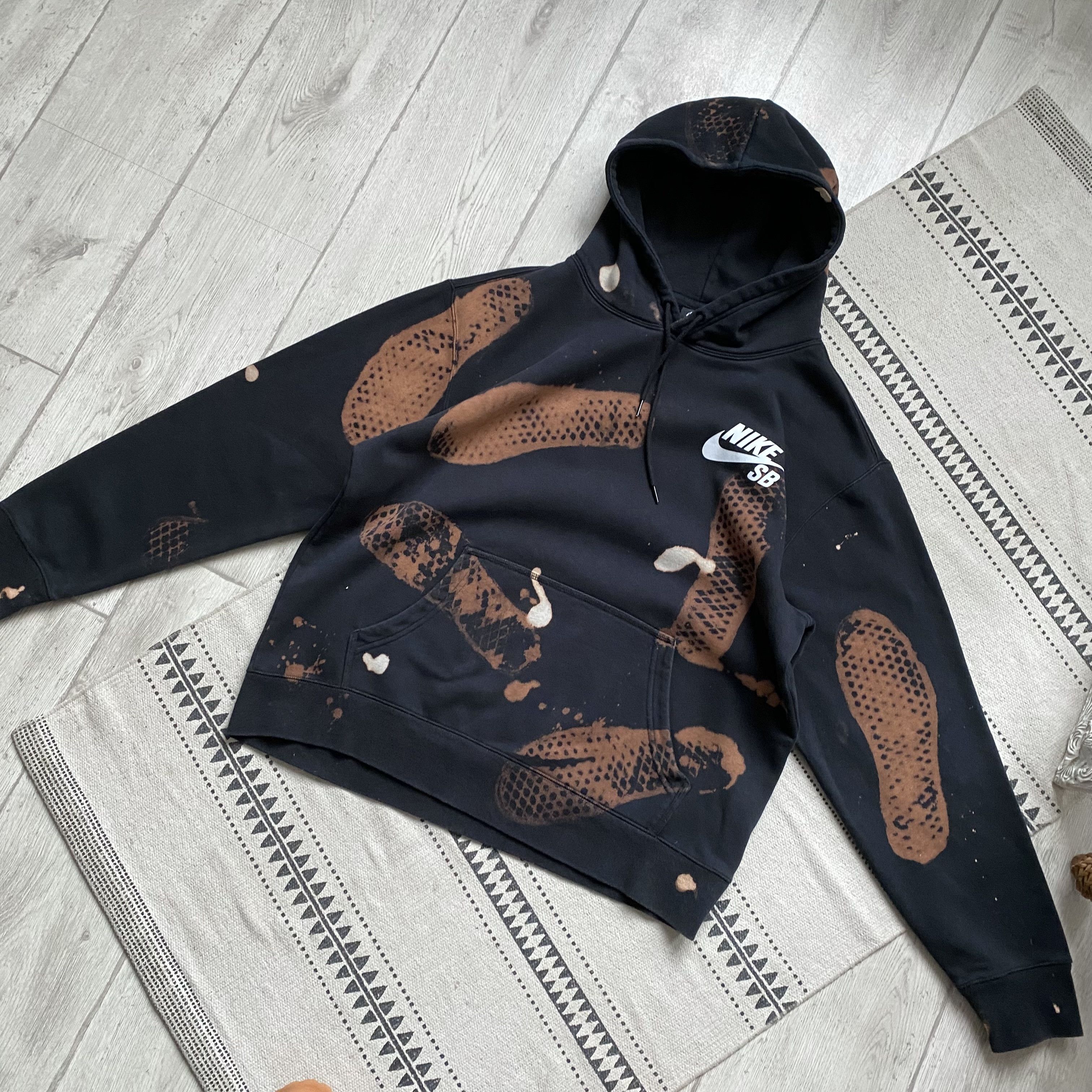 Nike 🛹 Custom Nike SB skater boxy hoodie sweatshirt Y2K Size US L / EU 52-54 / 3 - 4 Thumbnail