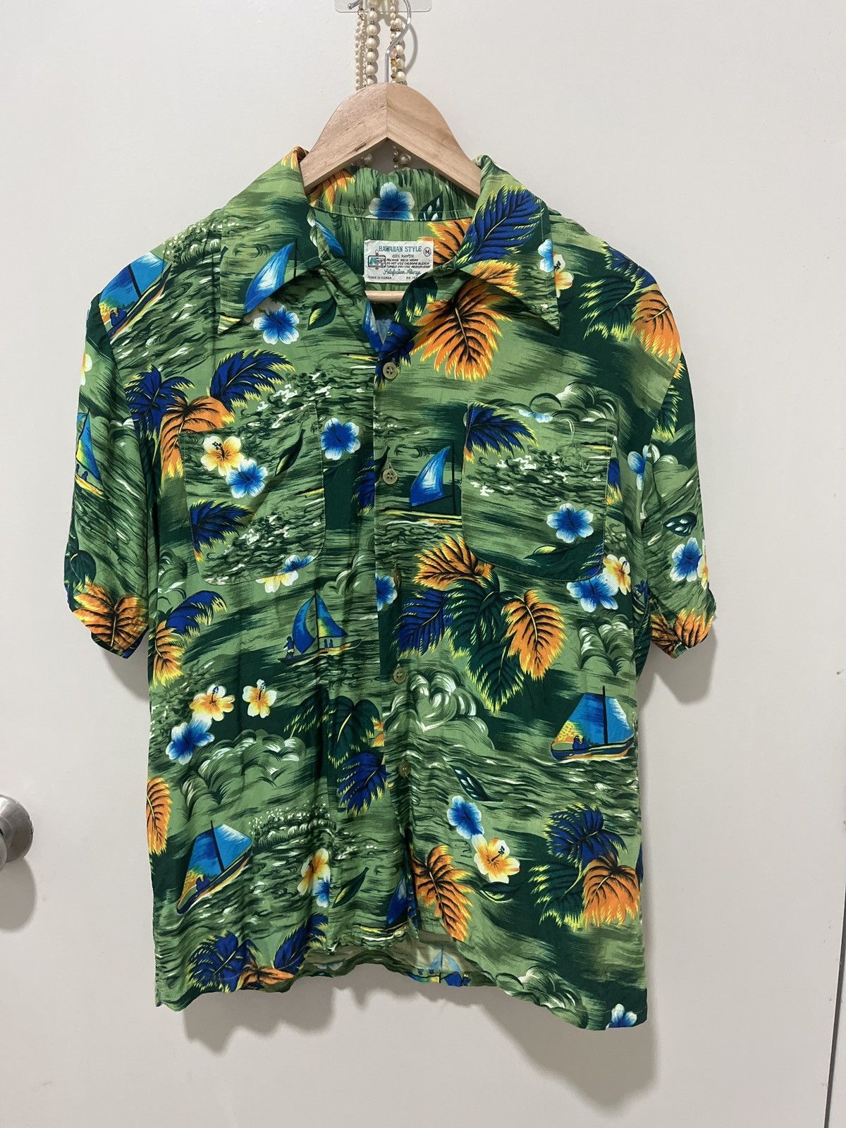 Vintage Vintage 50s 60s hawaiian shirt Size US M / EU 48-50 / 2 - 1 Thumbnail
