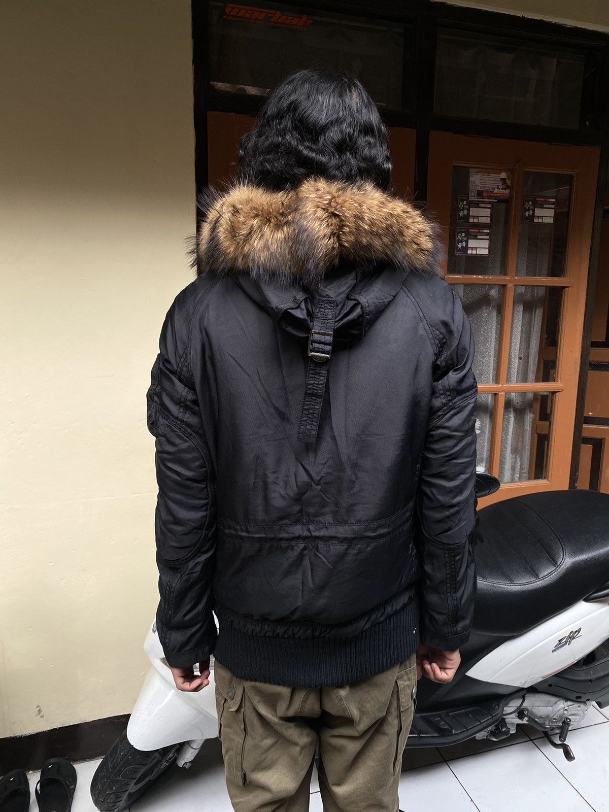 ジャケット・アウター 00s japanese label fur leather jacket 00s japanese label fur leather jacket Vintage Leather Jacket