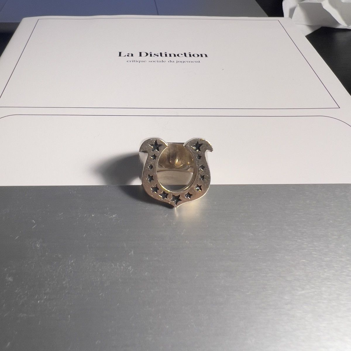 Tenderloin 8k horseshoe ring Size ONE SIZE - 1 Thumbnail