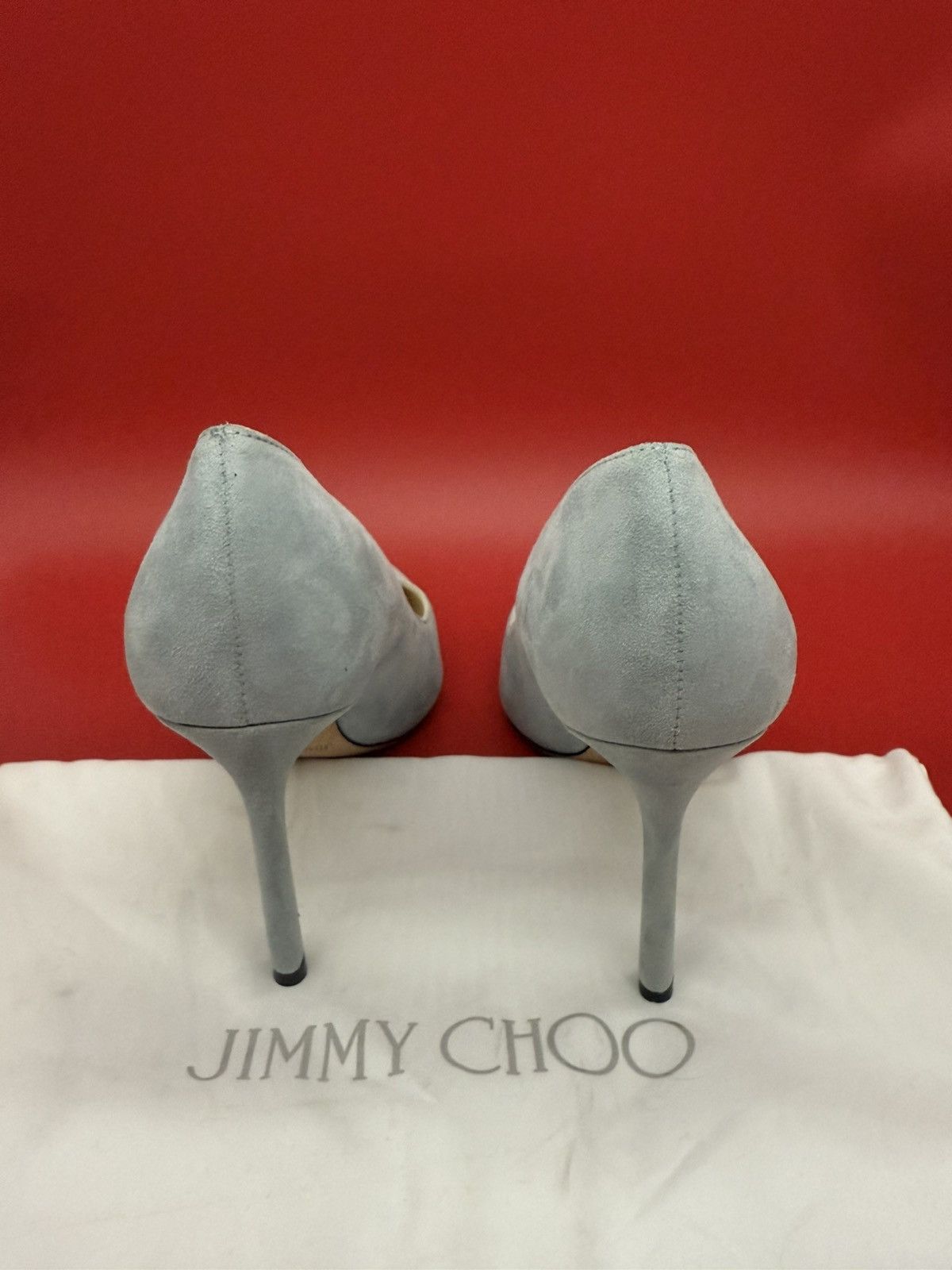 Jimmy Choo Suede Jimmy Choo heels (35) Size US 4.5 / IT 34.5 - 2 Thumbnail