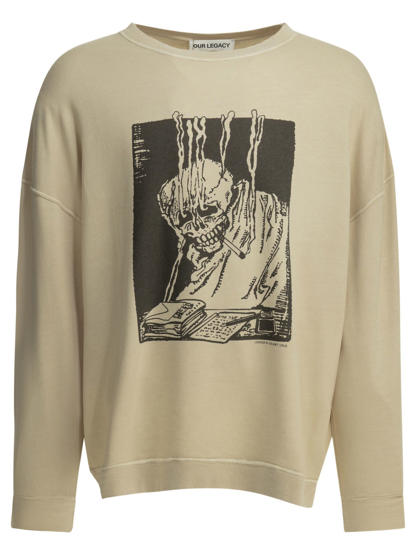 Our Legacy Angry Fan Mail Crewneck Sweatshirt tag size 48 Men - USA Duties Paid
