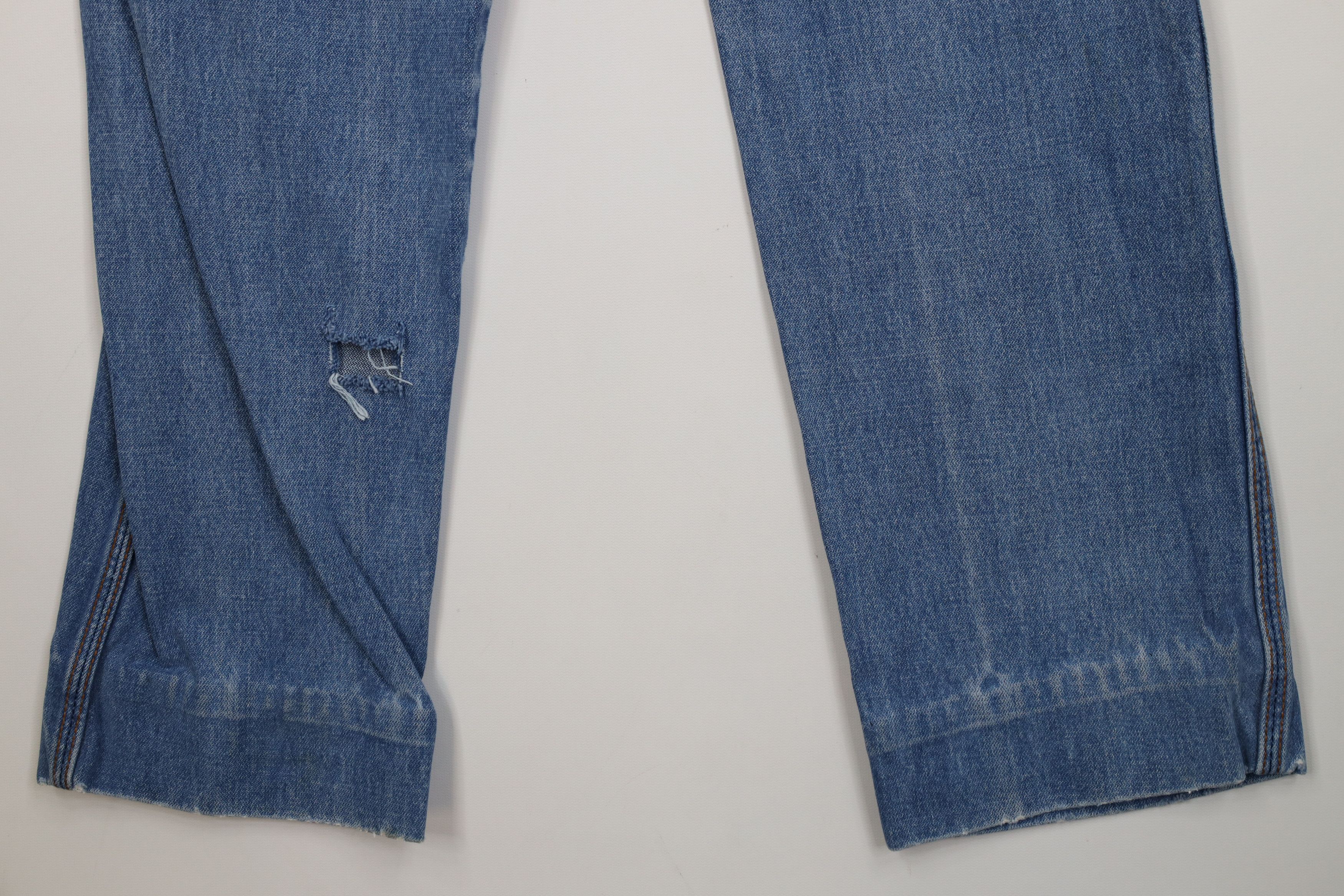 Wrangler Vintage 70s Wrangler Western Straight Leg Jeans Blue USA Size 34" / US 12 / IT 48 - 16 Thumbnail