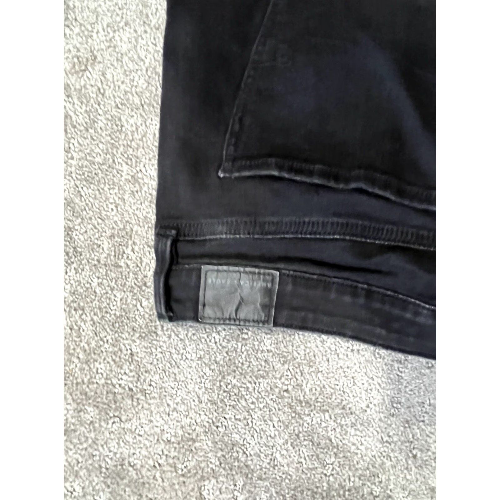 American Eagle Outfitters AMERICAN EAGLE Black Super Stretch Denim Jegging Pants Womens Size 14 Distressed Regular Size 36" / US 14 / IT 50 - 5 Thumbnail
