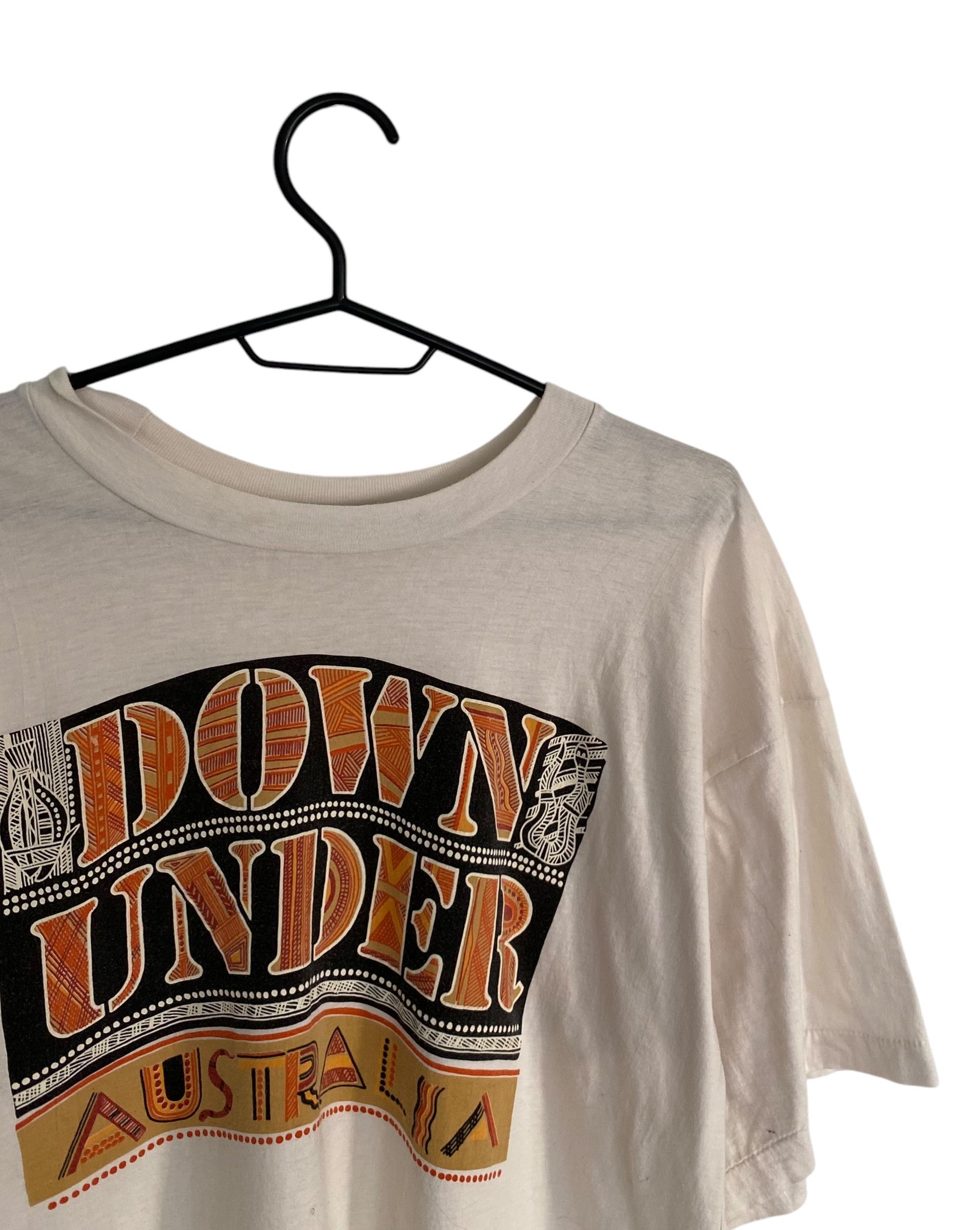 Vintage Down under australia 90s' single stitch tee Size US L / EU 52-54 / 3 - 2 Thumbnail