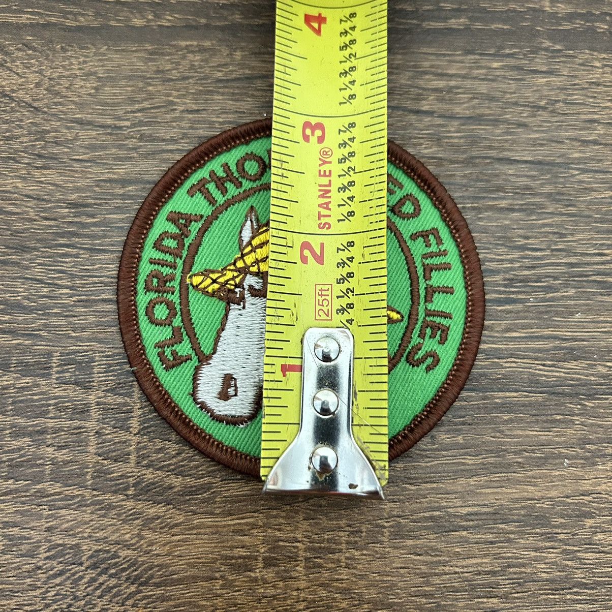Vintage Vintage Florida Fillies Horse Patch Thoroughbred Sew Patch Size ONE SIZE - 4 Thumbnail