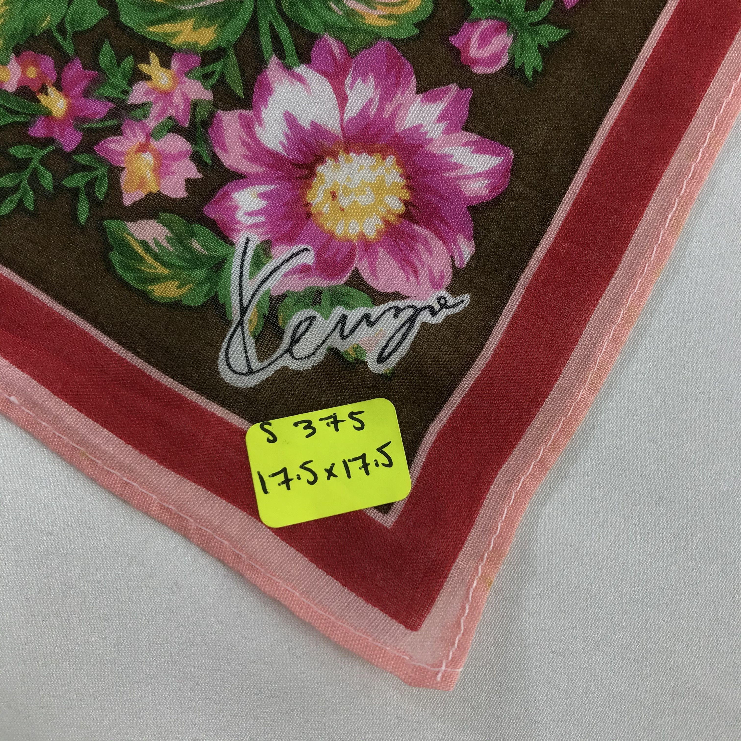 Kenzo × Vintage Kenzo Bandana / Handkerchief / Neckerchief - S375 Size ONE SIZE - 5 Thumbnail