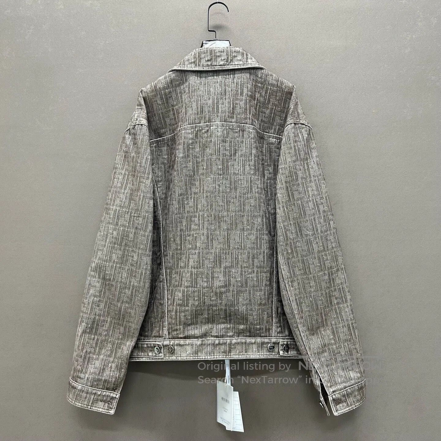 Fendi fendi monogram denim jacket in gray. Size US L / EU 52-54 / 3 - 2 Thumbnail
