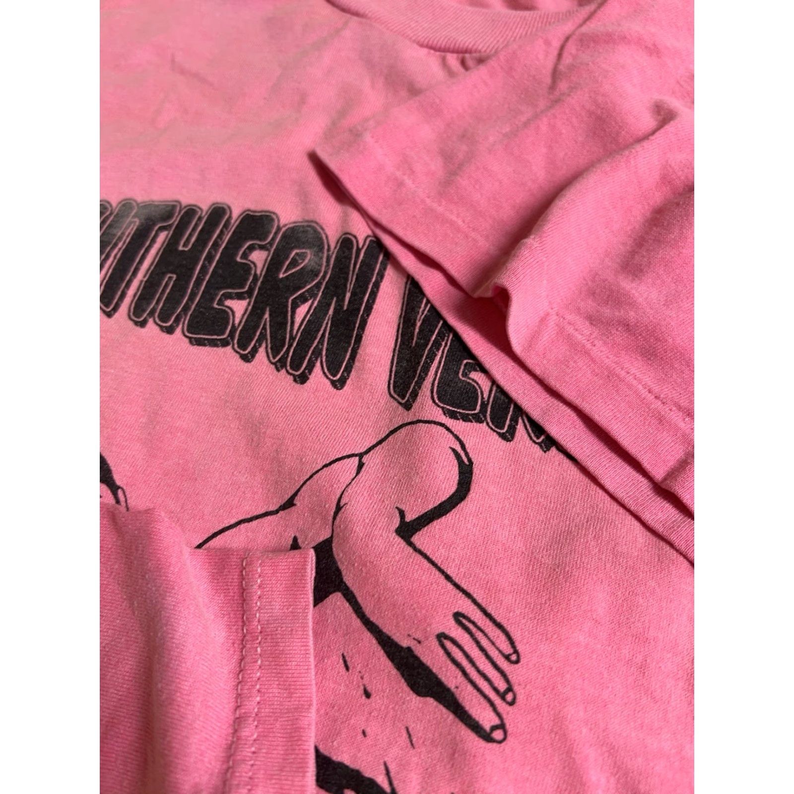Jerzees VINTAGE Jerzees 2XL Pink Crew Neck T-Shirt 1991 Southern Vermont Swim Invitational Stitch Men Shirts Size US XXL / EU 58 / 5 - 4 Thumbnail