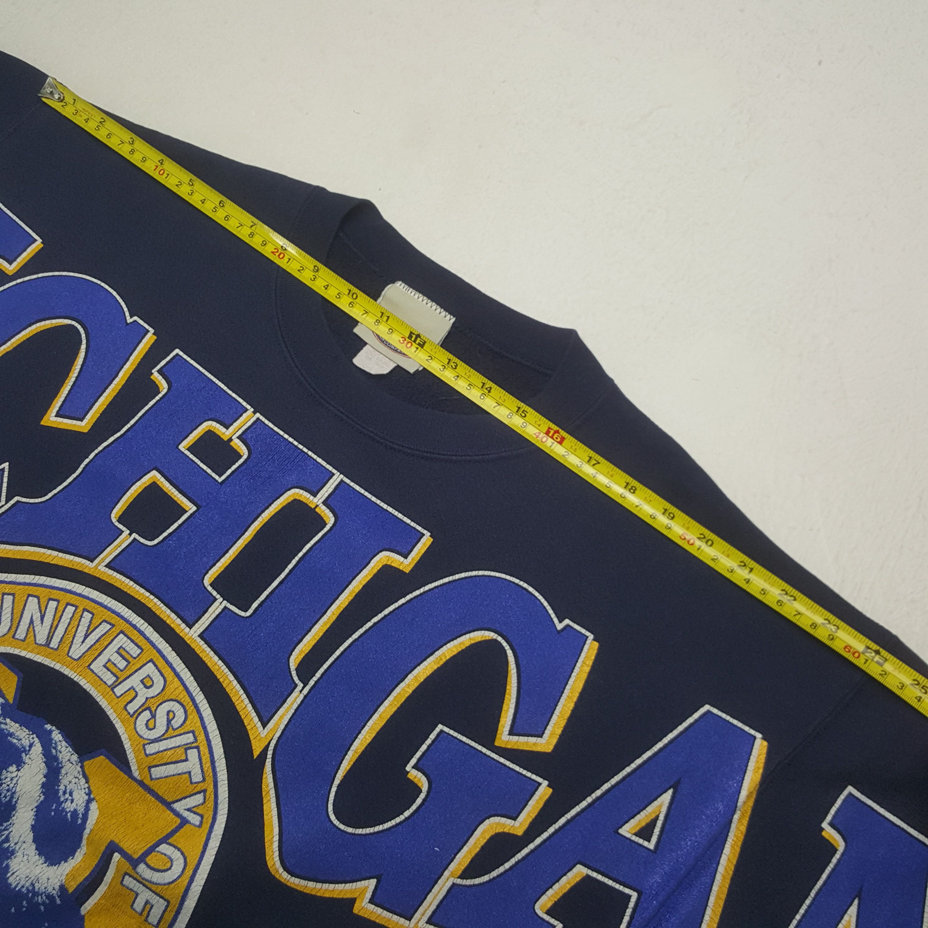Vintage Vintage Michigan University Wolverine 90s Sweatshirt C3030N2 Size US XL / EU 56 / 4 - 5 Thumbnail