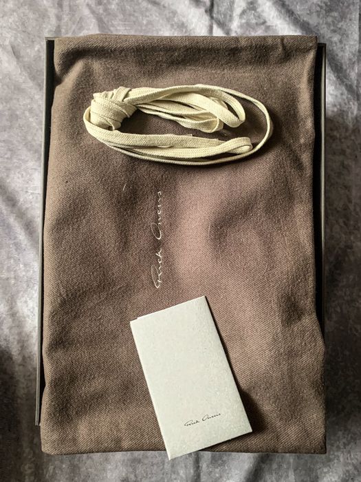 Rick Owens Vintage Sneaks in Dirty Milk main image 1