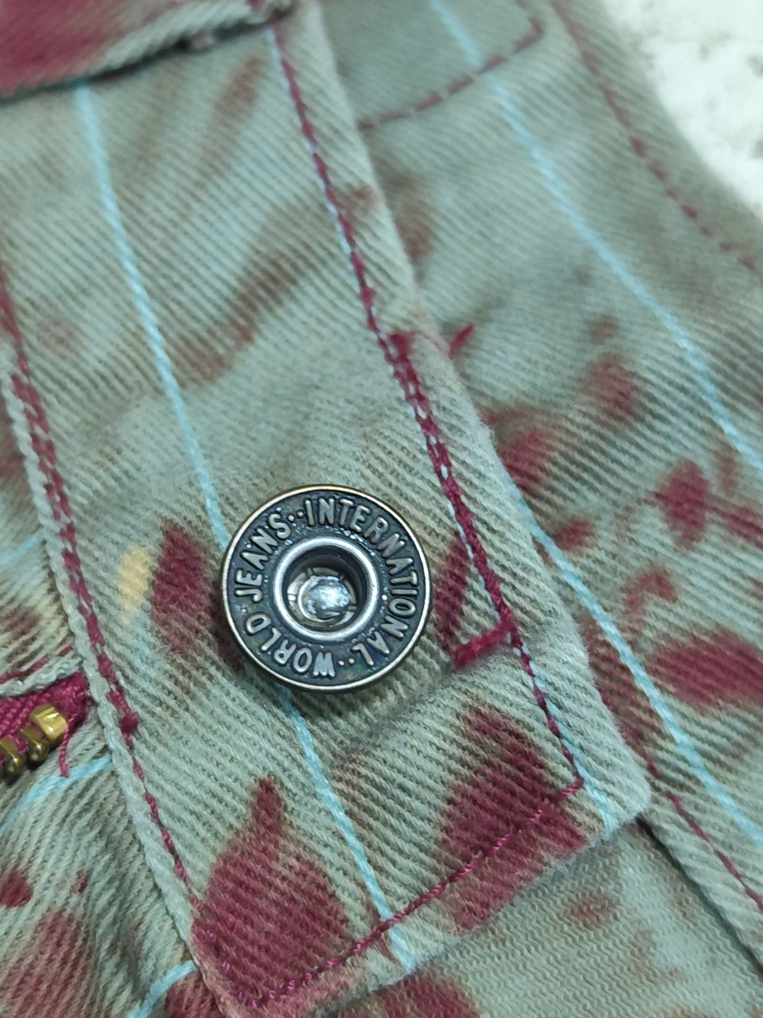 Japanese Brand Ifsixwasnine style Vintage Bison super Flared AOP washed Size US 28 / EU 44 - 9 Thumbnail