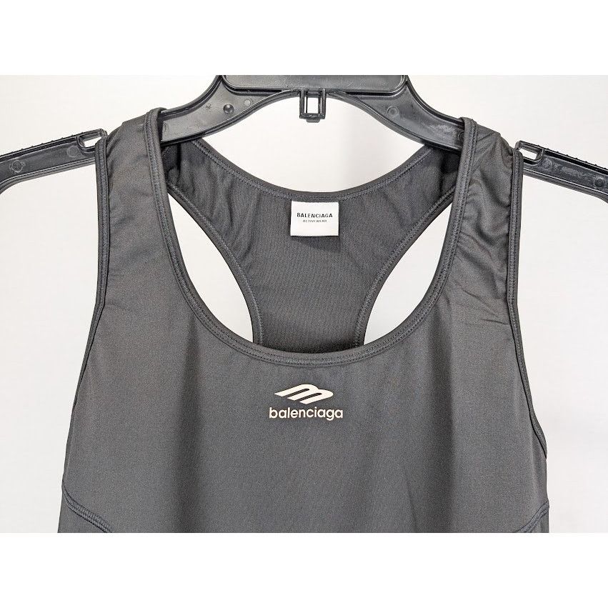 Balenciaga o1rshd1 Athletic Tank Top in Black Size L / US 10 / IT 46 - 5 Thumbnail