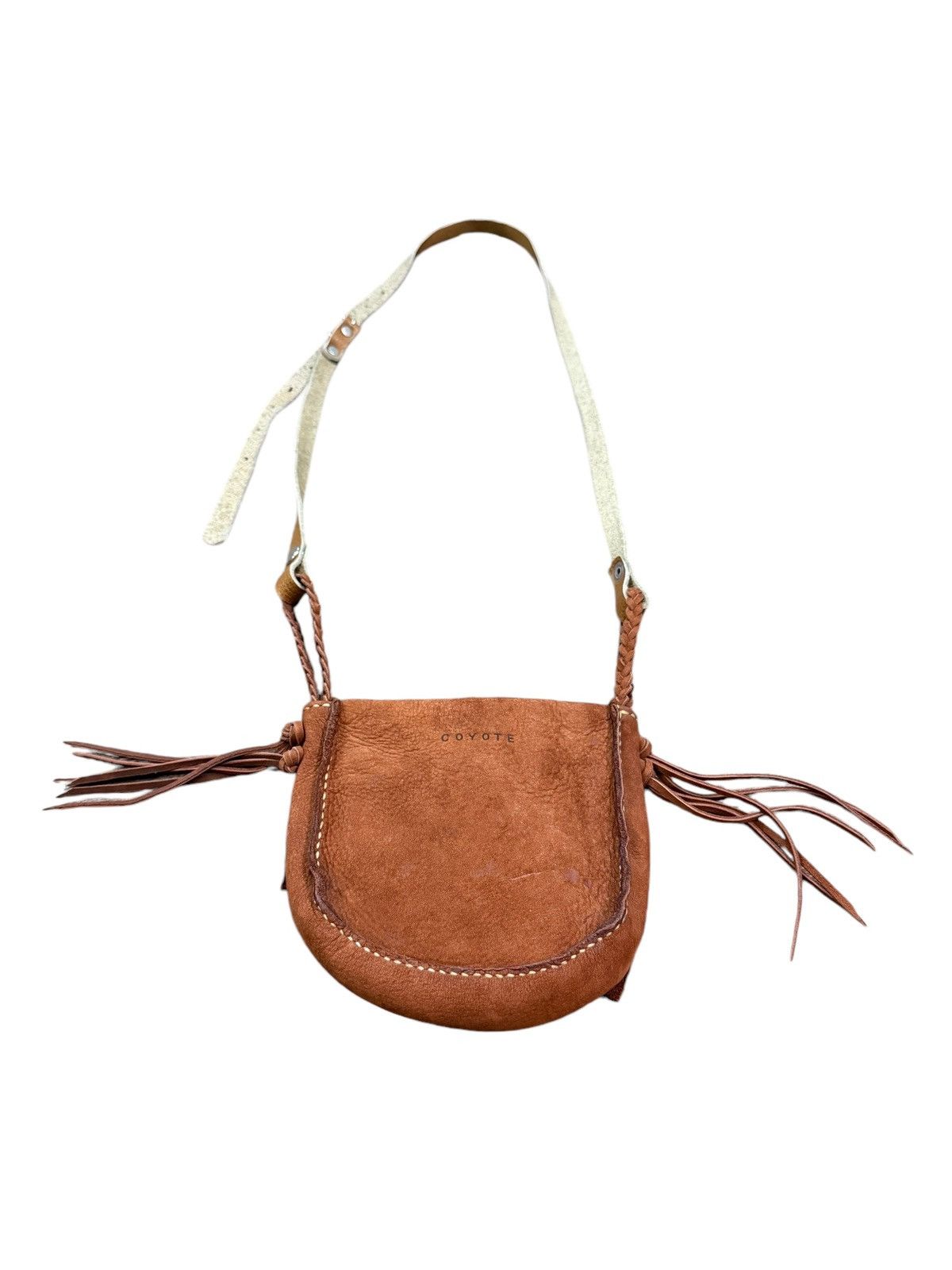 Handmade RARE CUSTOM LEATHER HANDMADE CROSSBODY BAG Size ONE SIZE - 8 Thumbnail