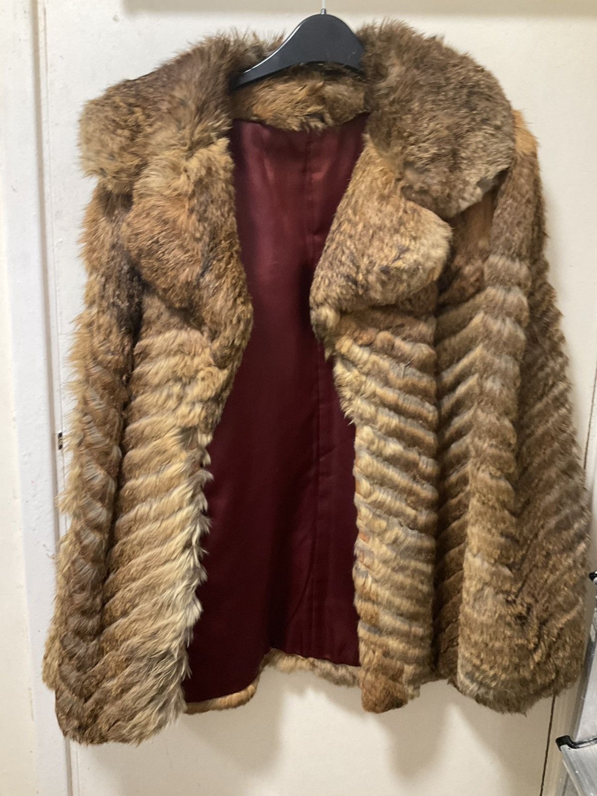 Other Real Vintage Brown Full-Length Fur Coat Size M / US 6-8 / IT 42-44 - 3 Thumbnail