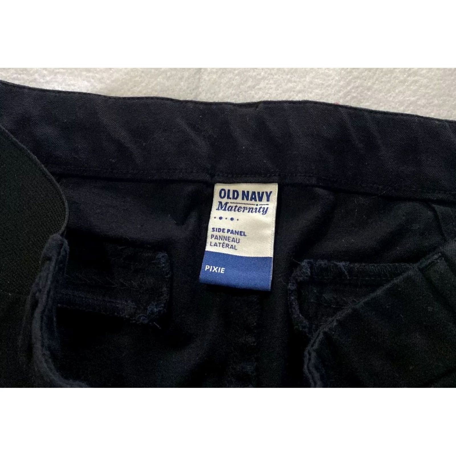 Old Navy Old Navy Chino Maternity Pants Women's Size 6 Black 23in Inseam 31in Waist Womens Size 28" / US 6 / IT 42 - 3 Thumbnail