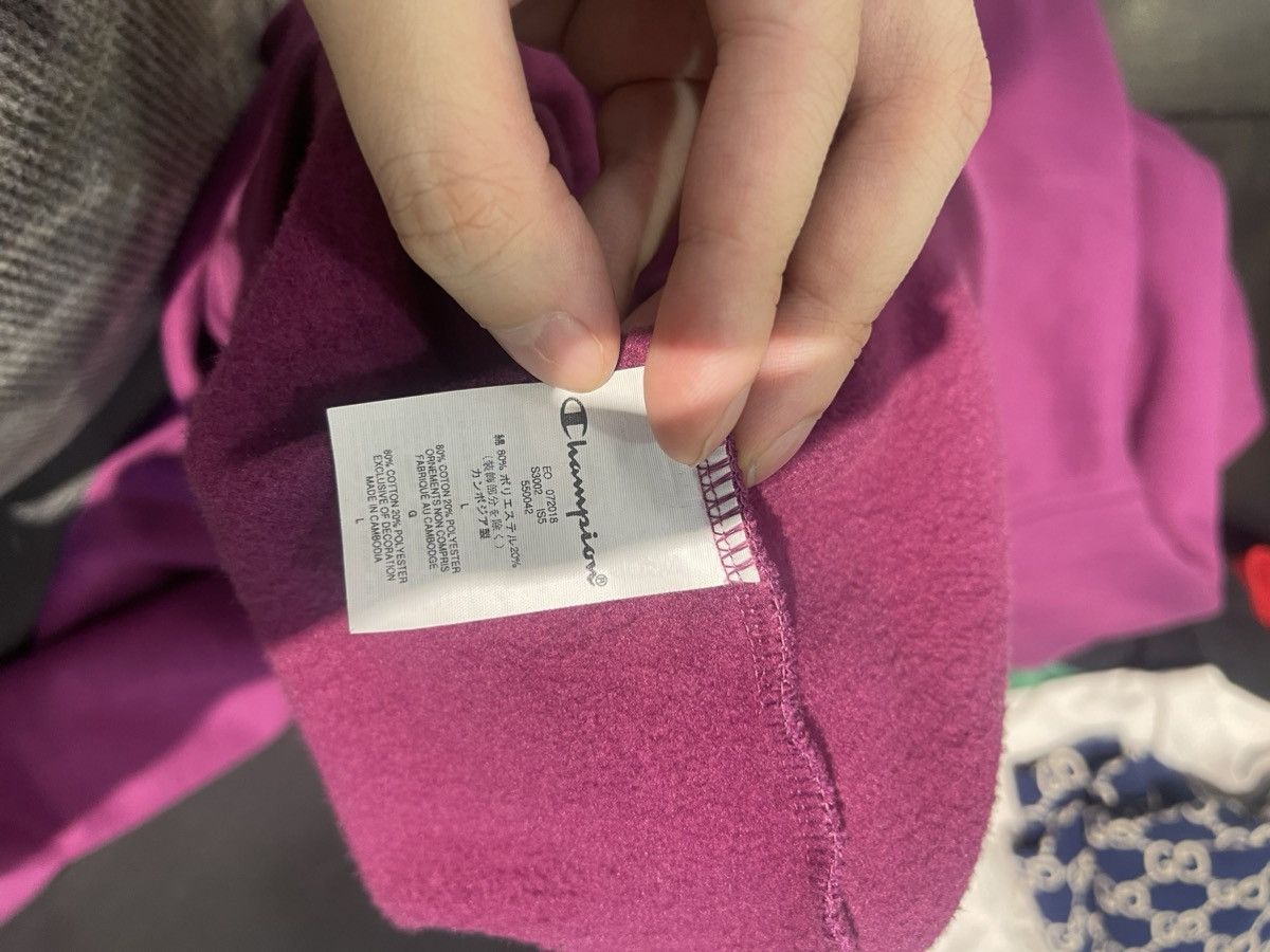 Champion × Supreme Supreme Champion Hoodie Size US L / EU 52-54 / 3 - 7 Thumbnail