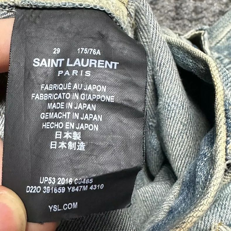 Polo Ralph Lauren RALPH LAUREN Make old wash jeans trousers with holes. Size US 29 - 5 Thumbnail