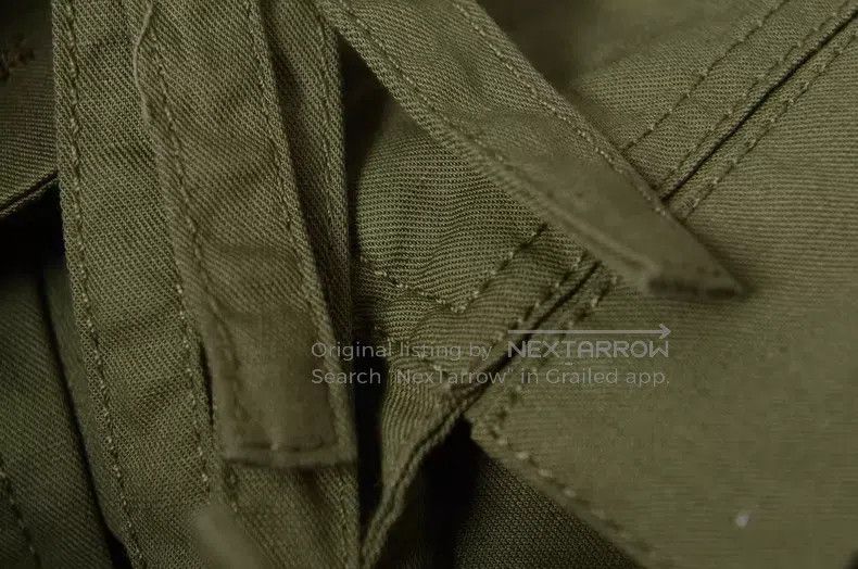 Other Loewe Green Logo Embossed Leather Patch Cotton Collar Sing Size XS / US 0-2 / IT 36-38 - 4 Thumbnail