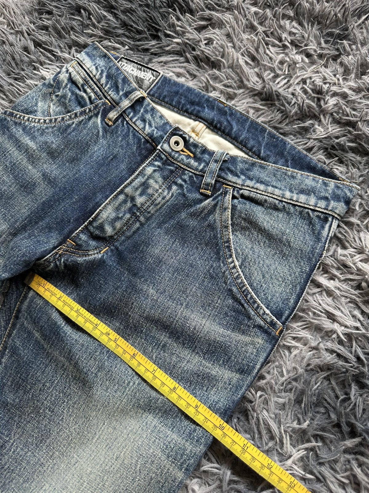 Kazuyuki Kumagai Attachment 00's Attachment stonewash denim jeans Size US 30 / EU 46 - 11 Thumbnail