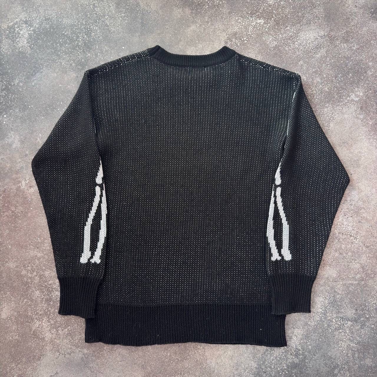 If Six Was Nine × Japanese Brand Skeleton Gothic Y2K Oversized Knit Sweater Size S / US 4 / IT 40 - 7 Thumbnail