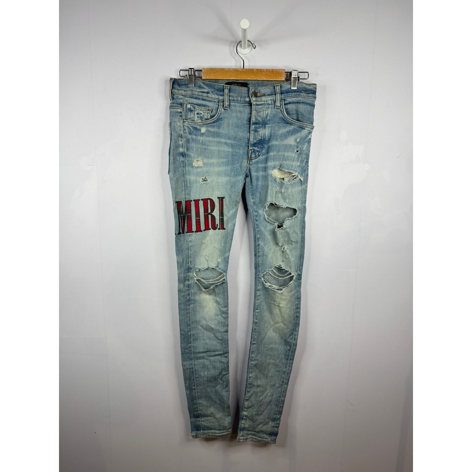 美品 amiri mx 1 29 Jeans AMIRI Ultra Suede MX1 Jeans AW22MDS010 408 CLAY | FLEXDOG