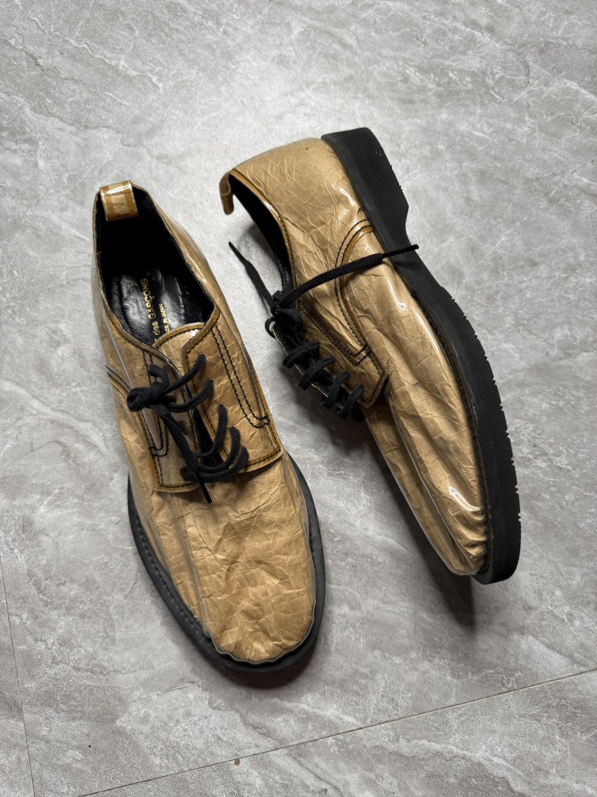 Comme des Garcons CDG PVC Dress Shoes Size US 7.5 / EU 40-41 - 1 Thumbnail