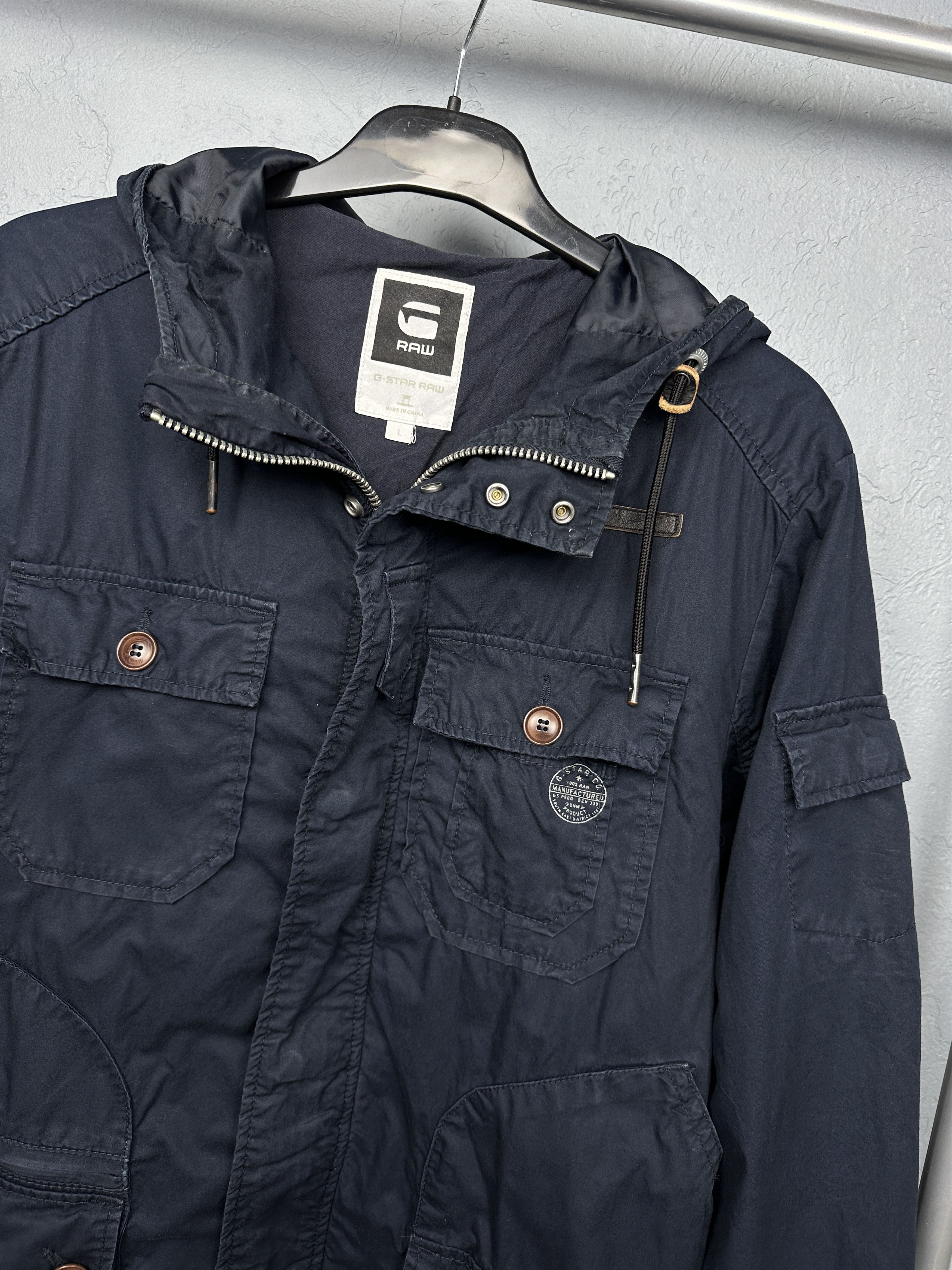G-Star G Star Raw Mens Haines Hooded Jacket Size US L / EU 52-54 / 3 - 2 Thumbnail