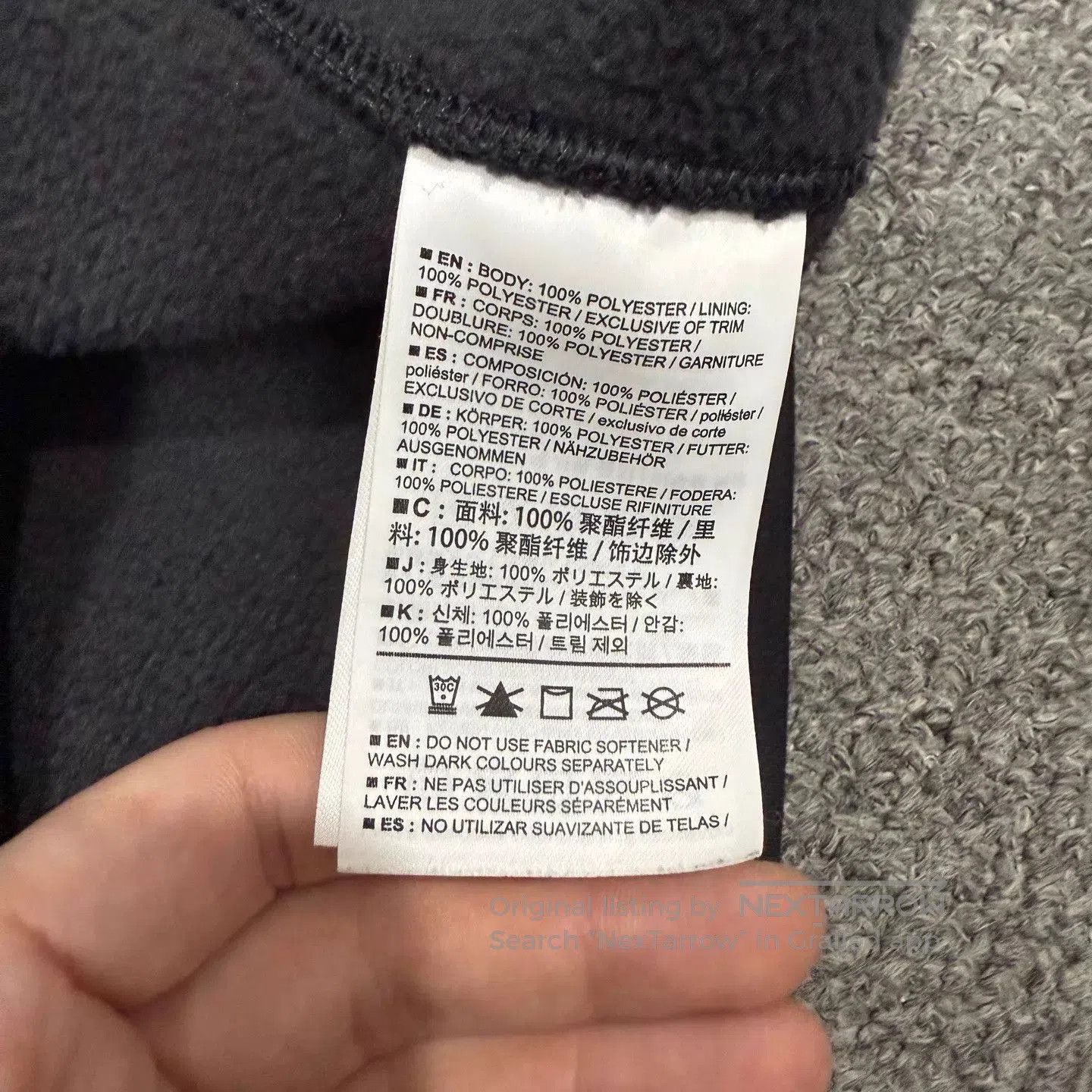 Arc'teryx Black Zip-Up Hoodie with Zip Pockets. Size US L / EU 52-54 / 3 - 4 Thumbnail