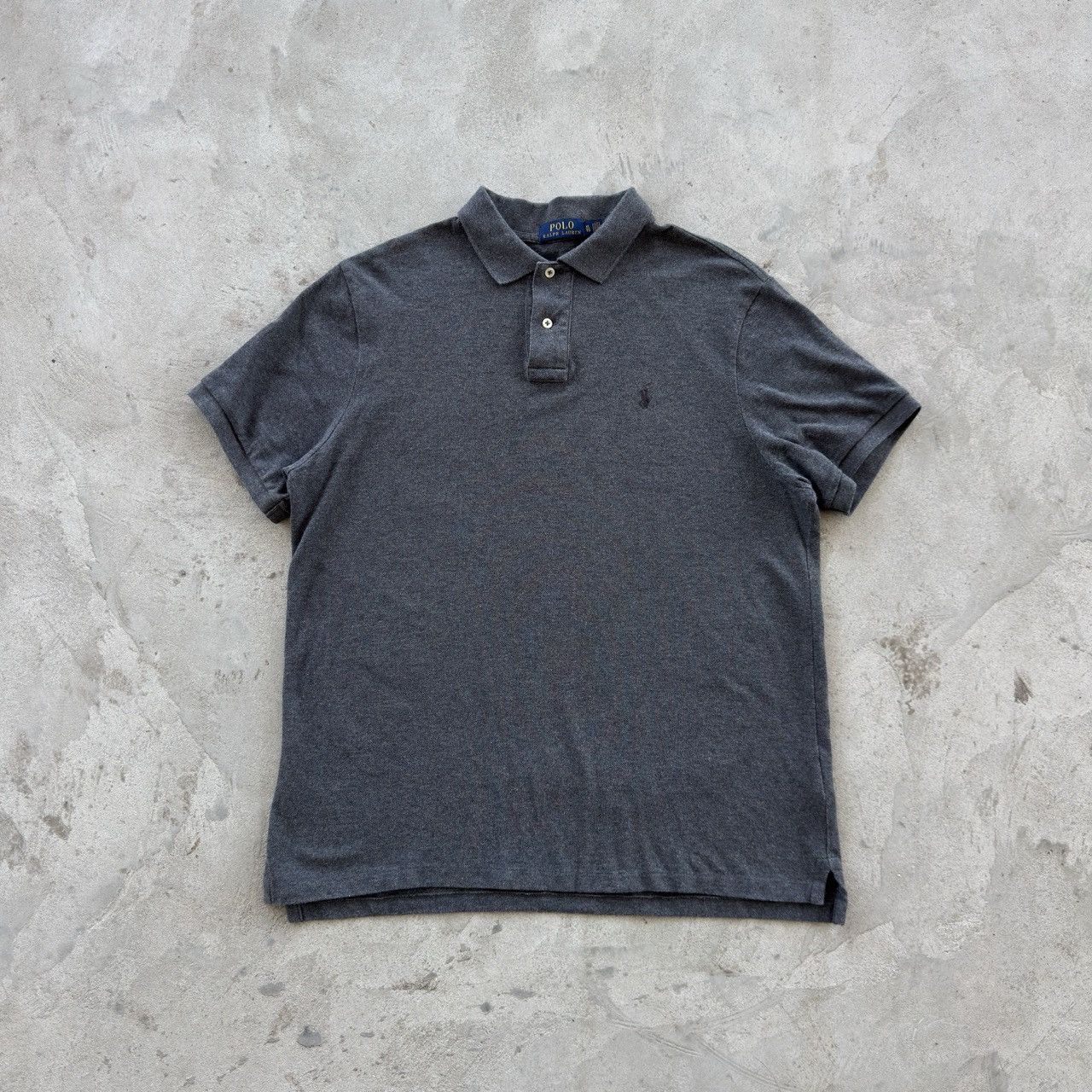 Polo Ralph Lauren Polo Ralph Lauren Mens Short Sleeve Grey Polo Shirt XL Size US XL / EU 56 / 4 - 1 Thumbnail