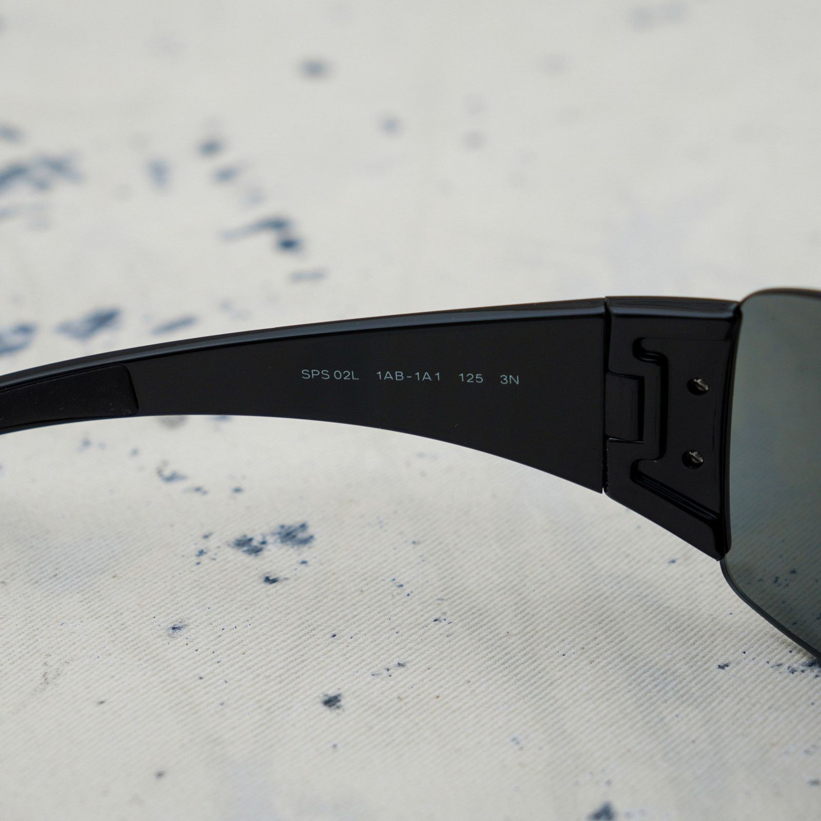 Prada Prada sps 02l rimless shield sport logo black sunglasses Size ONE SIZE - 4 Thumbnail