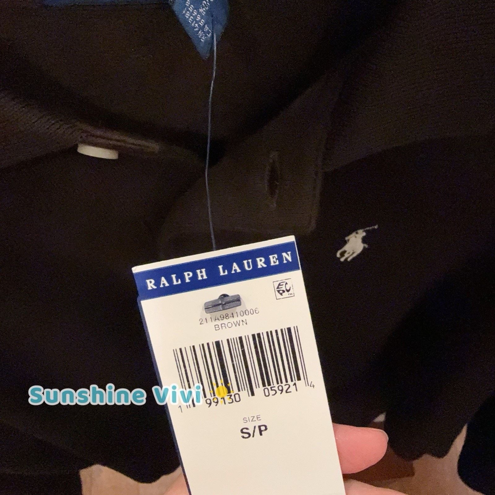Polo Ralph Lauren NWT Ralph Lauren Woman Fleece Long-Sleeve Sweatshirt Brown Size US S / EU 44-46 / 1 - 6 Thumbnail
