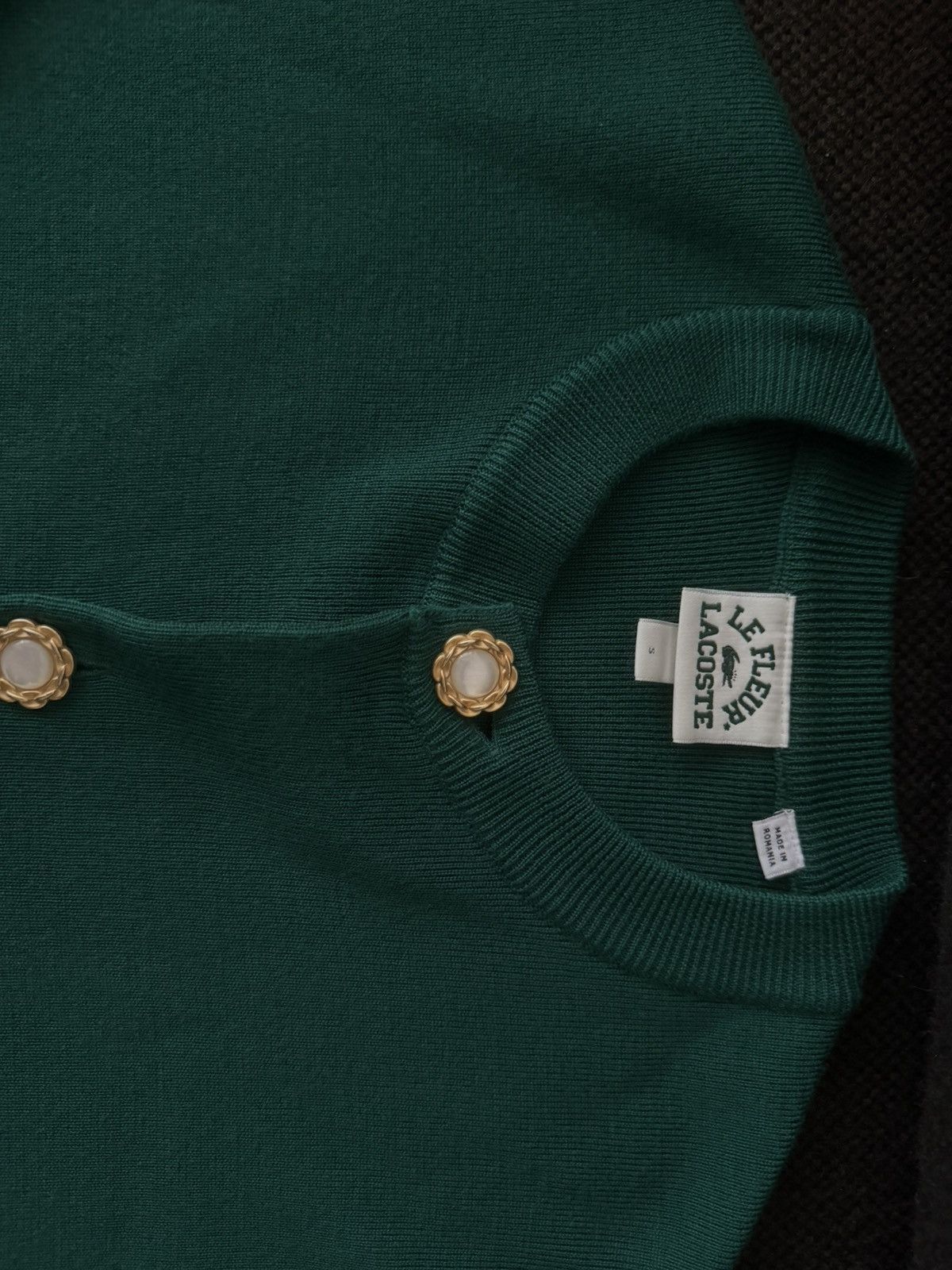 Golf le Fleur × Lacoste Golf le Fleur x Lacoste Green Crewneck Cardigan Size US S / EU 44-46 / 1 - 3 Thumbnail