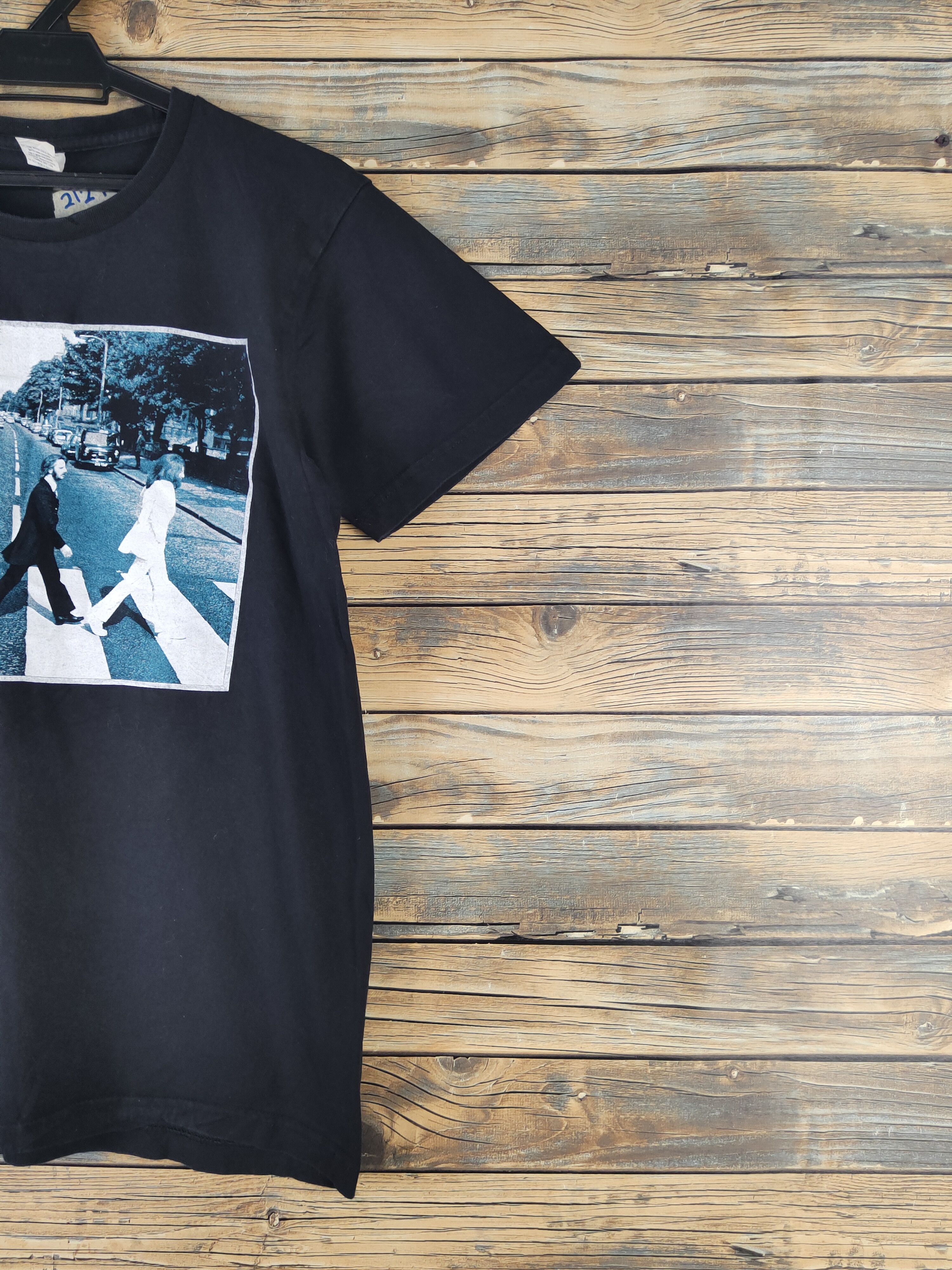 Band Tees × Vintage DL Sel Black The Beatles Short Sleeve T-shirt #2129 Size US M / EU 48-50 / 2 - 6 Thumbnail