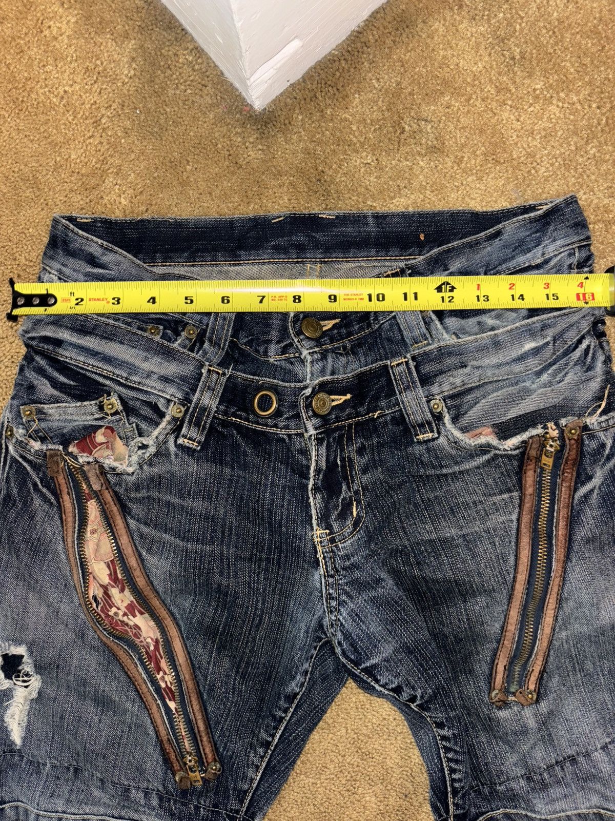 PPFM PPFM double waisted denim Size US 33 - 3 Thumbnail