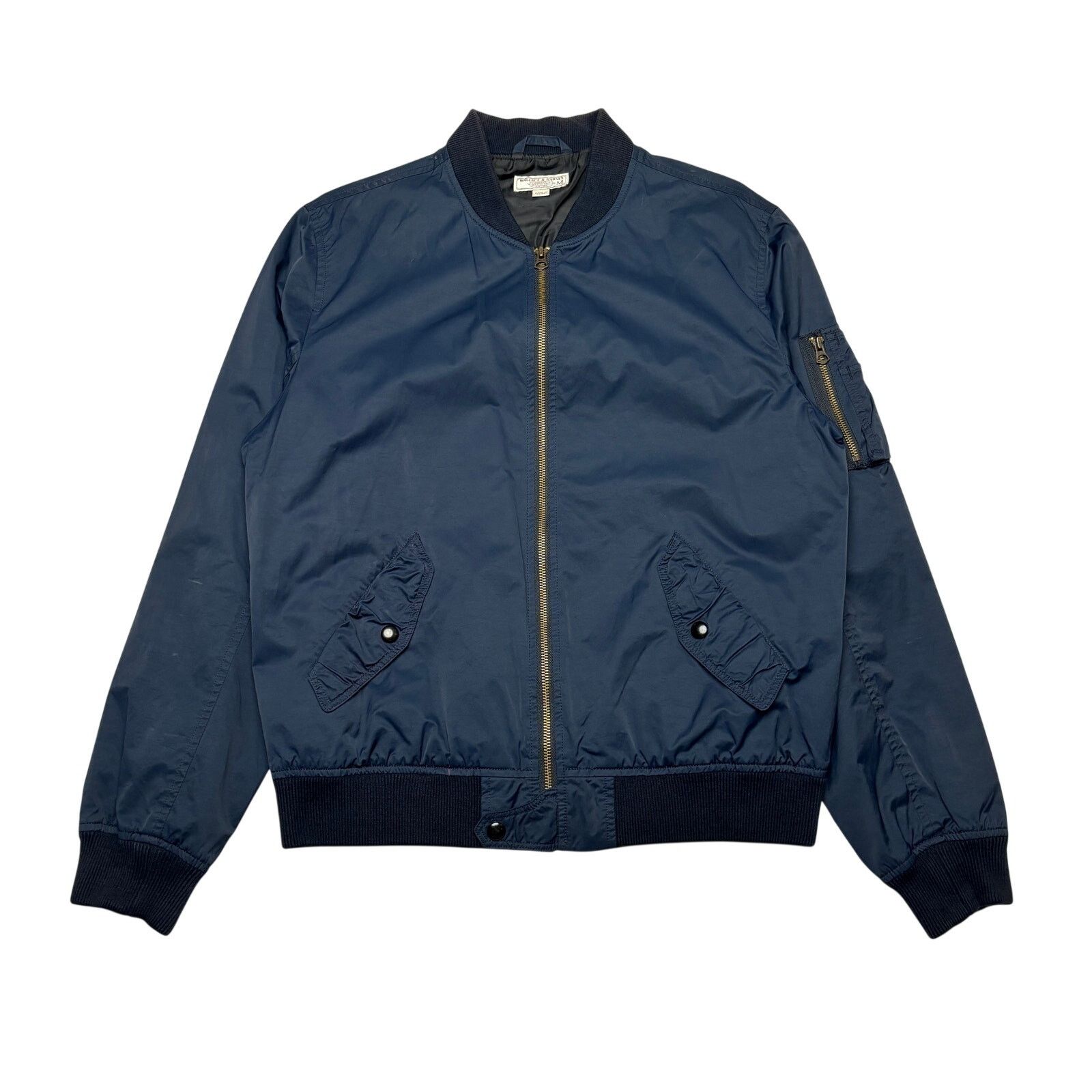 Wallace & Barnes Wallace & Barnes J.Crew Bomber Jacket Men's Medium Nylon Size US M / EU 48-50 / 2 - 1 Thumbnail