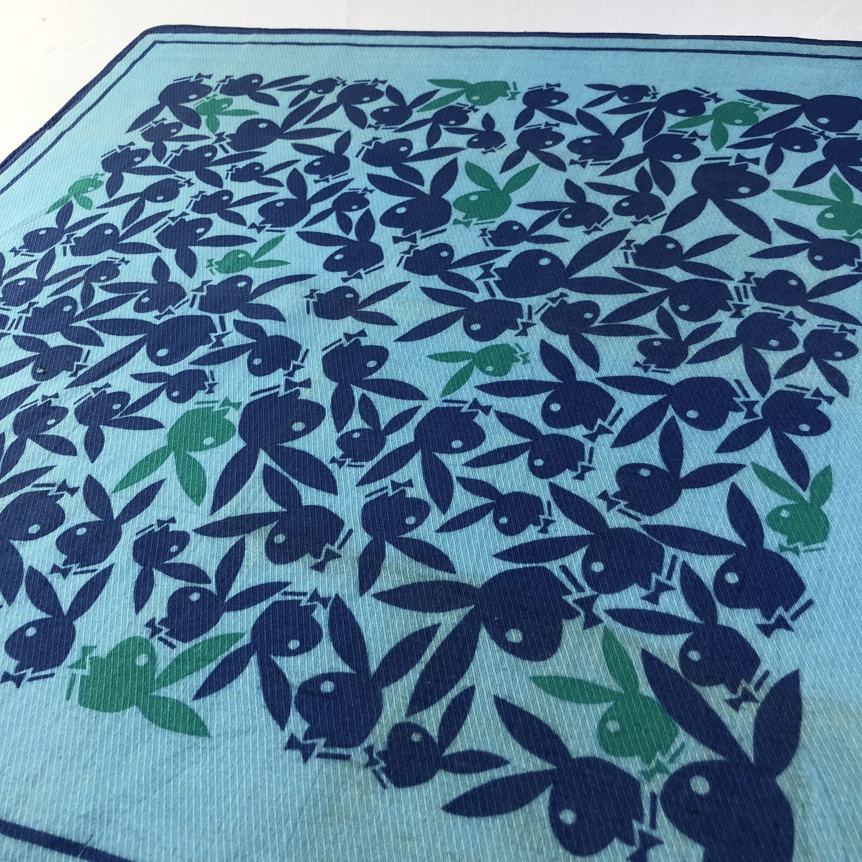 Playboy × Vintage Playboy Handkerchief Neckerchief Bandana H1681 Size ONE SIZE - 3 Thumbnail