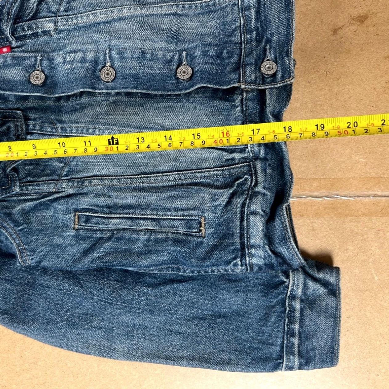 CO VINTAGE Levi Strauss & Co Trucker Jean Denim Jacket Men's Size S Blue Size US 29 - 6 Thumbnail