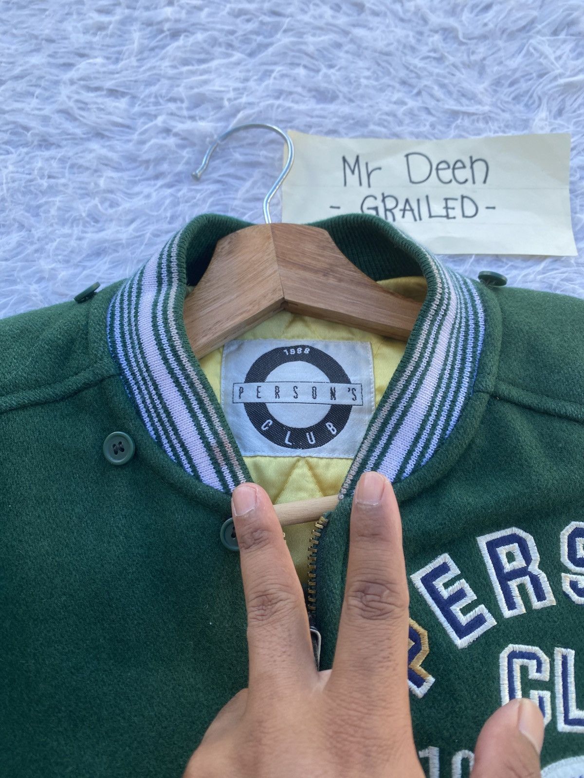 PERSON'S Rare Vintage Person’s Club 1988 Varsity Jacket Size US L / EU 52-54 / 3 - 24 Thumbnail