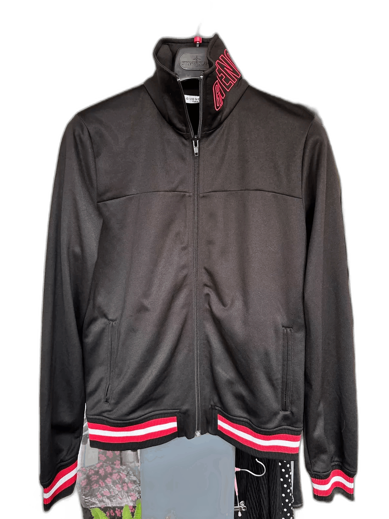 Givenchy Givenchy Givenchy Black Red Striped Jacket -2507 Size US M / EU 48-50 / 2 - 1 Thumbnail