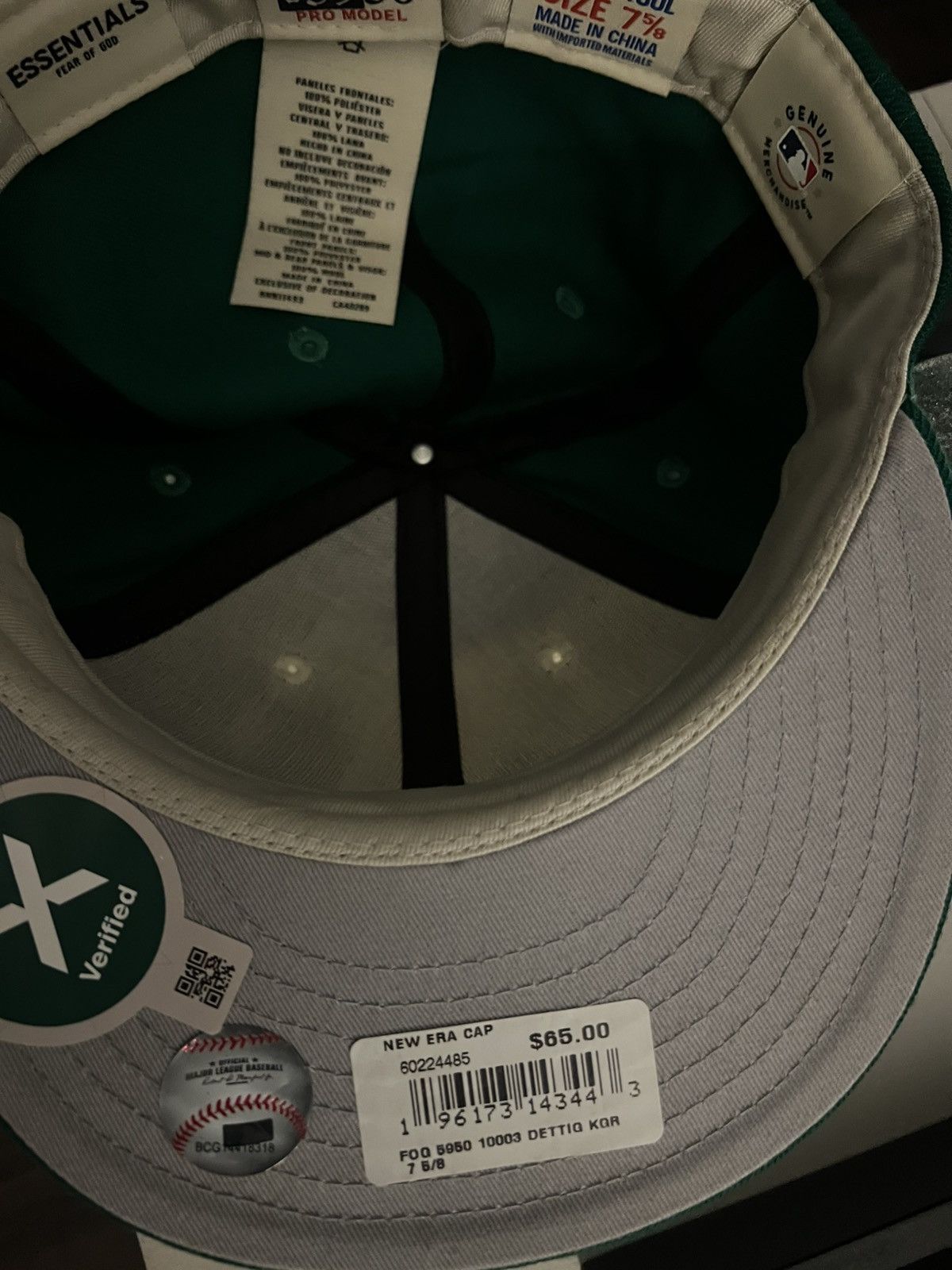 Fear of God Fear of god essentials x New era cap Size ONE SIZE - 2 Thumbnail