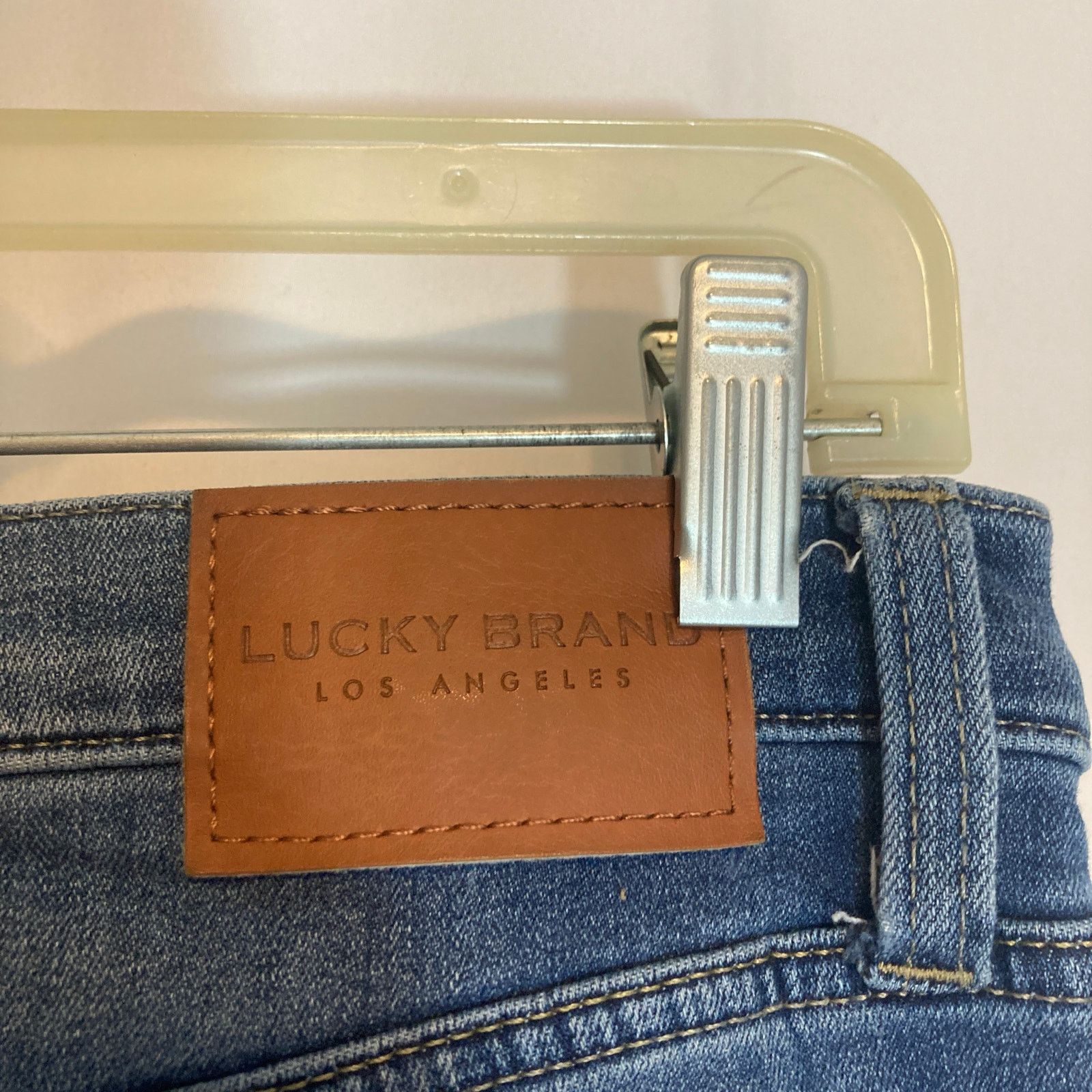 Lucky Brand Lucky Brand Ava Blue Denim Mid Rise Skinny Ankle Jeans Size 30" / US 8 / IT 44 - 10 Thumbnail